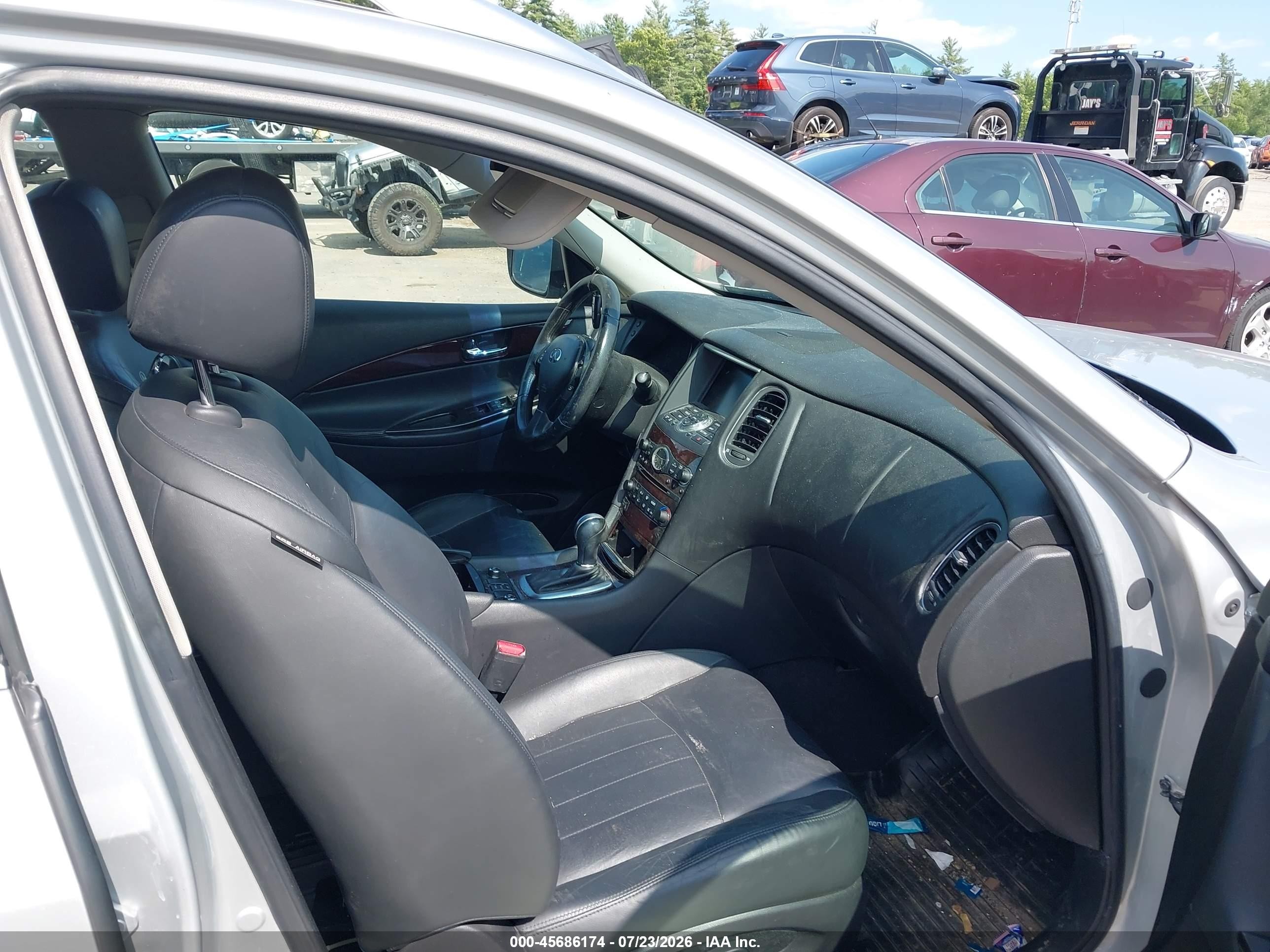 2010 Infiniti Ex35 Journey Silver vin: JN1AJ0HR1AM754526