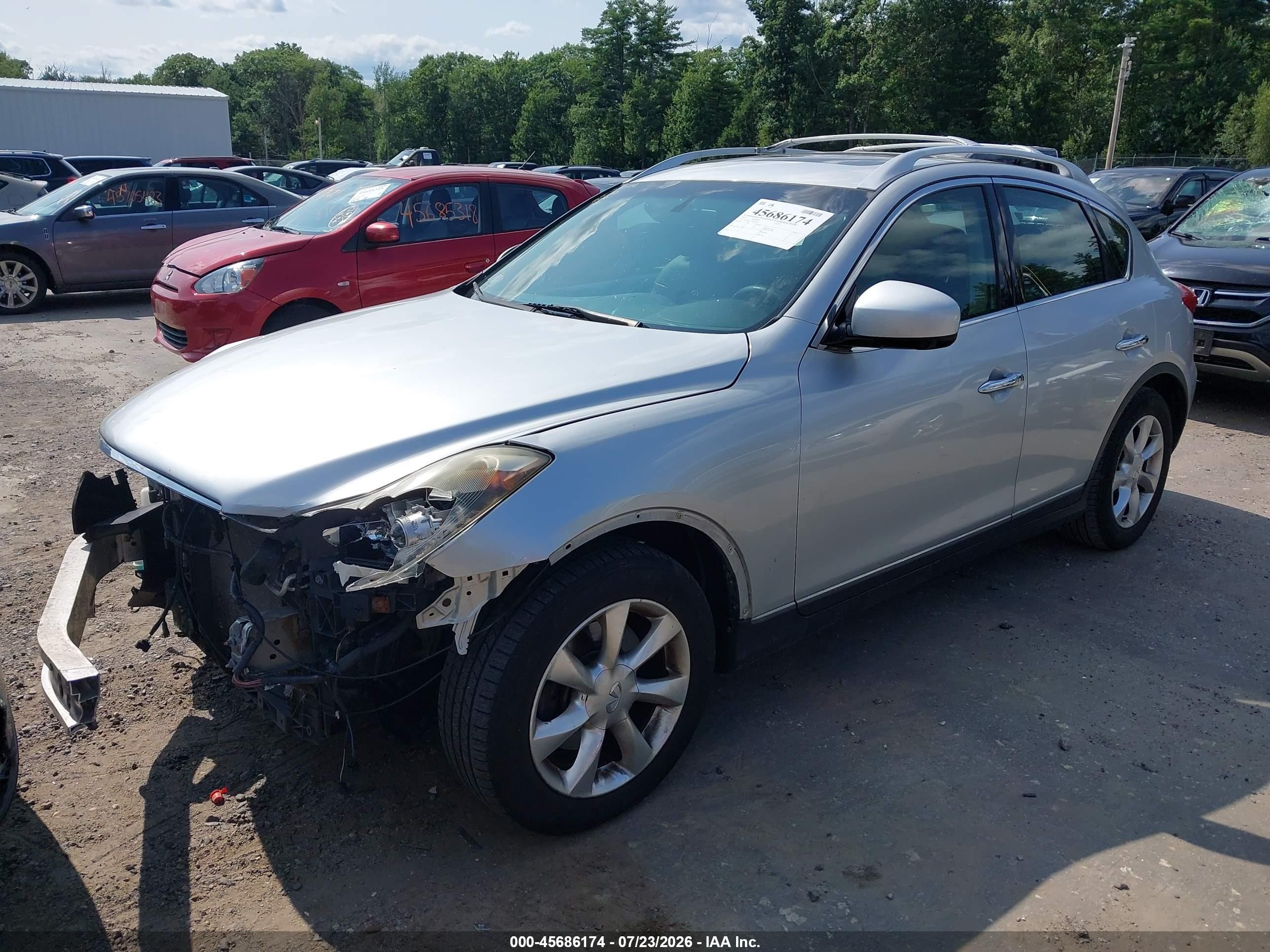2010 Infiniti Ex35 Journey Silver vin: JN1AJ0HR1AM754526