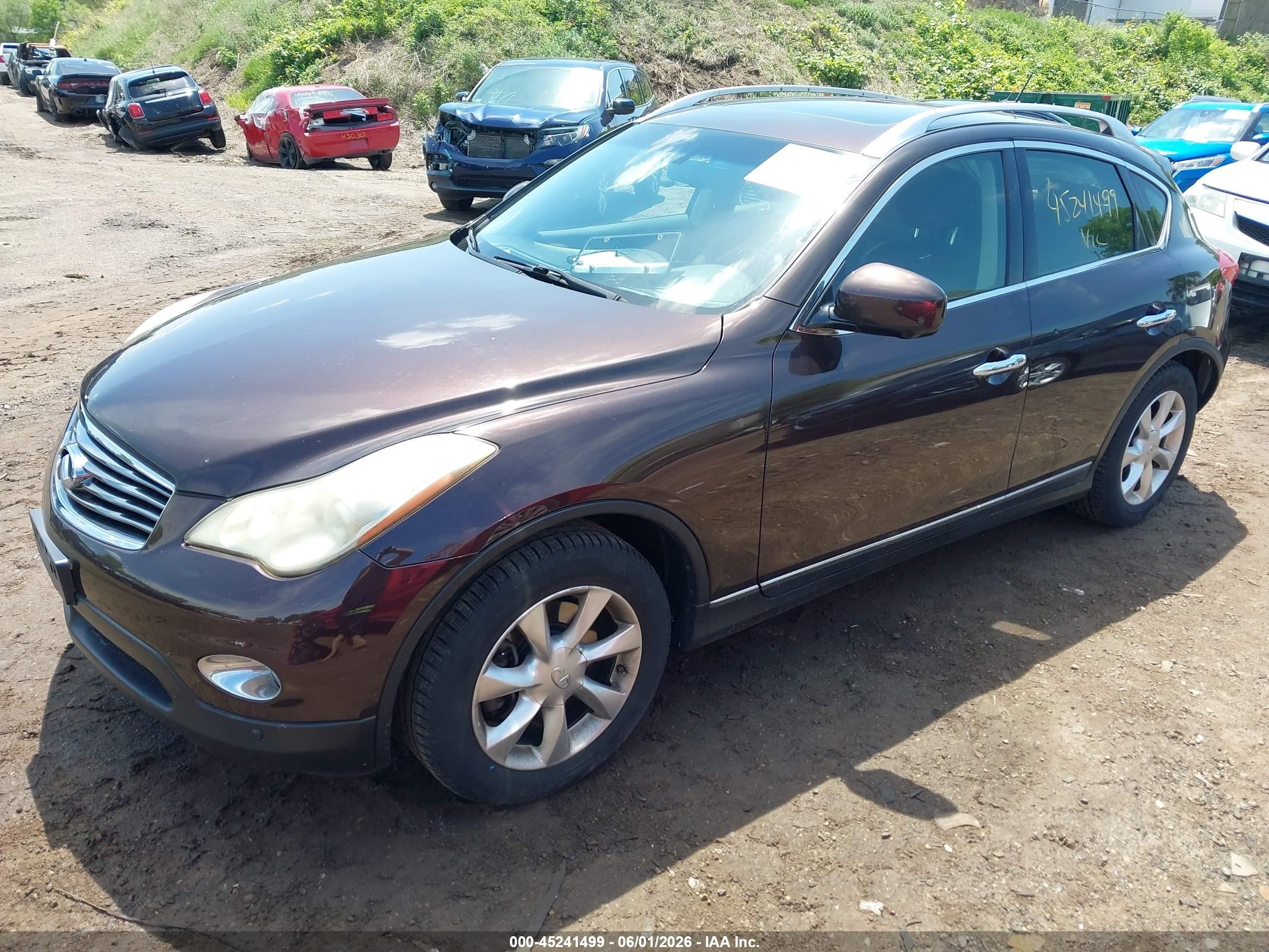 2010 Infiniti Ex35 Journey Black vin: JN1AJ0HR1AM757099