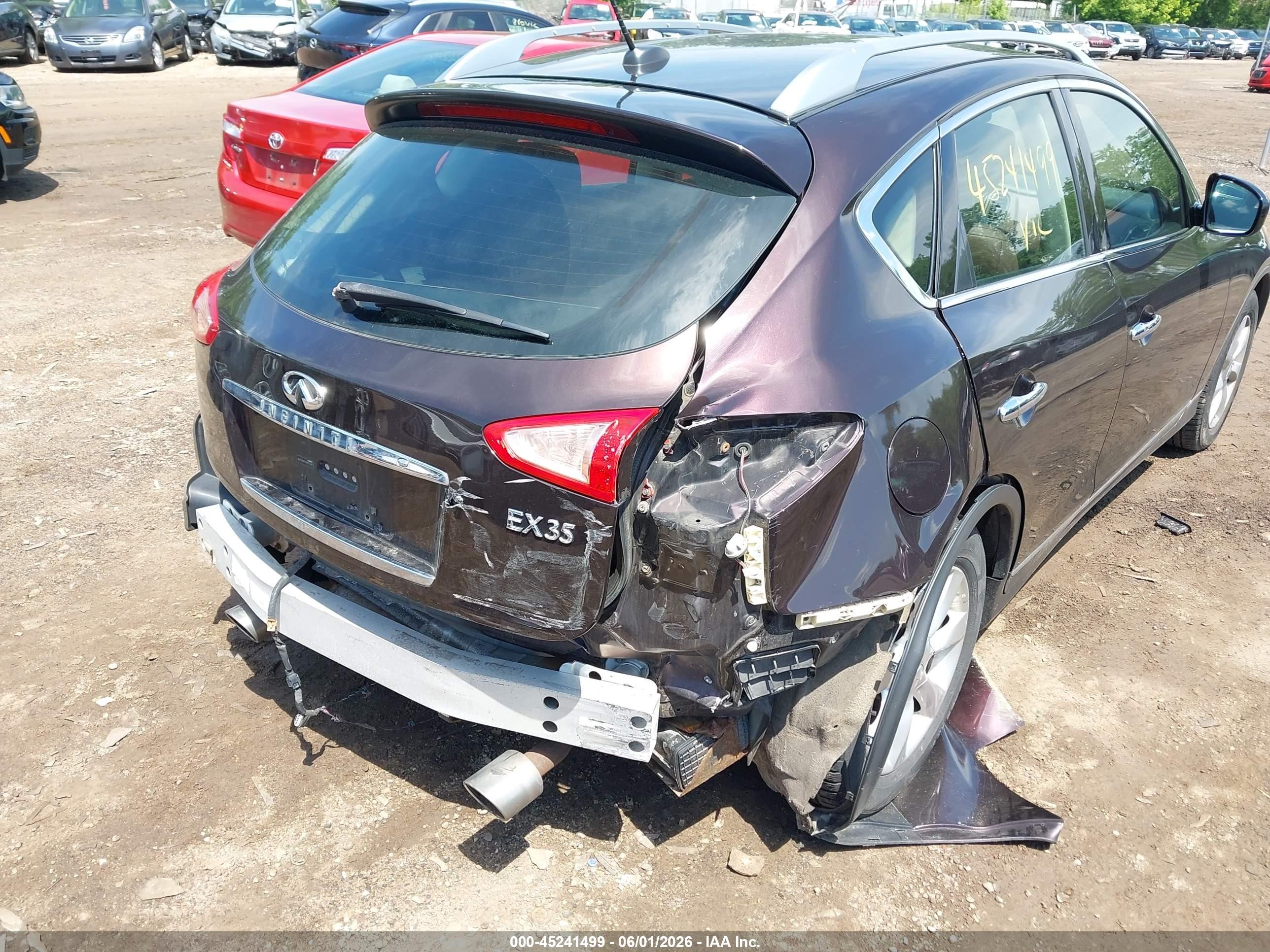 2010 Infiniti Ex35 Journey Black vin: JN1AJ0HR1AM757099