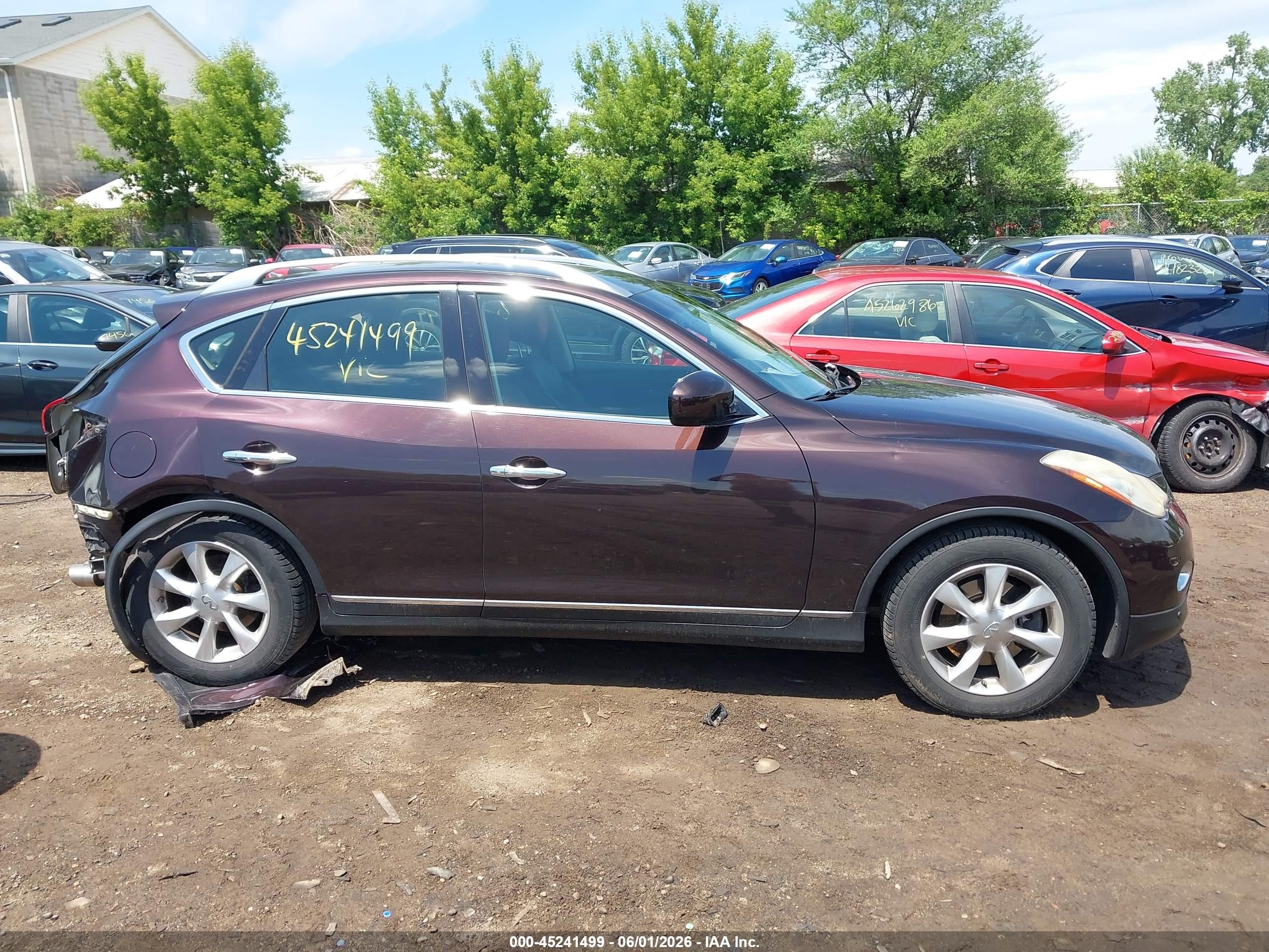 2010 Infiniti Ex35 Journey Black vin: JN1AJ0HR1AM757099