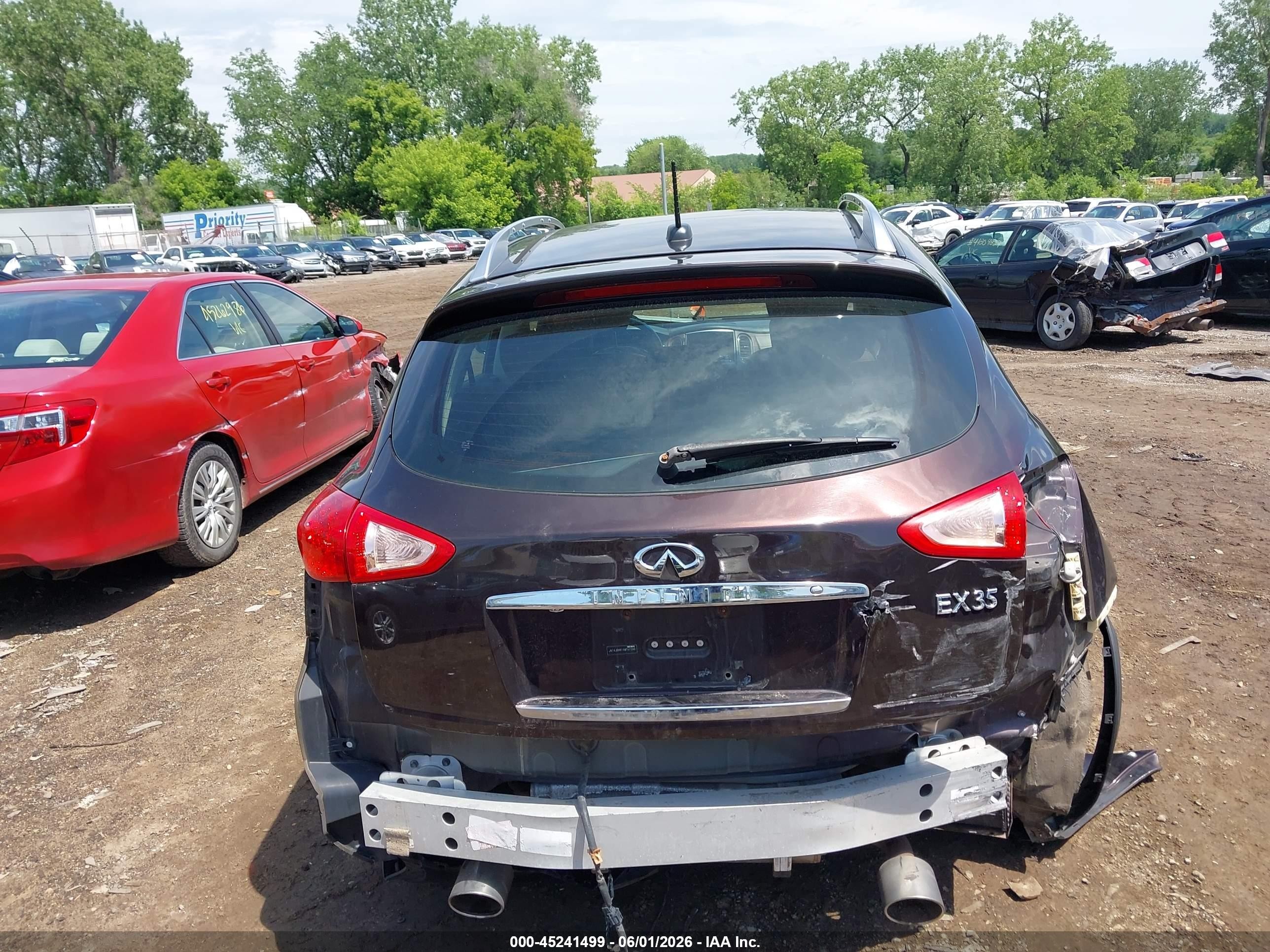 2010 Infiniti Ex35 Journey Black vin: JN1AJ0HR1AM757099