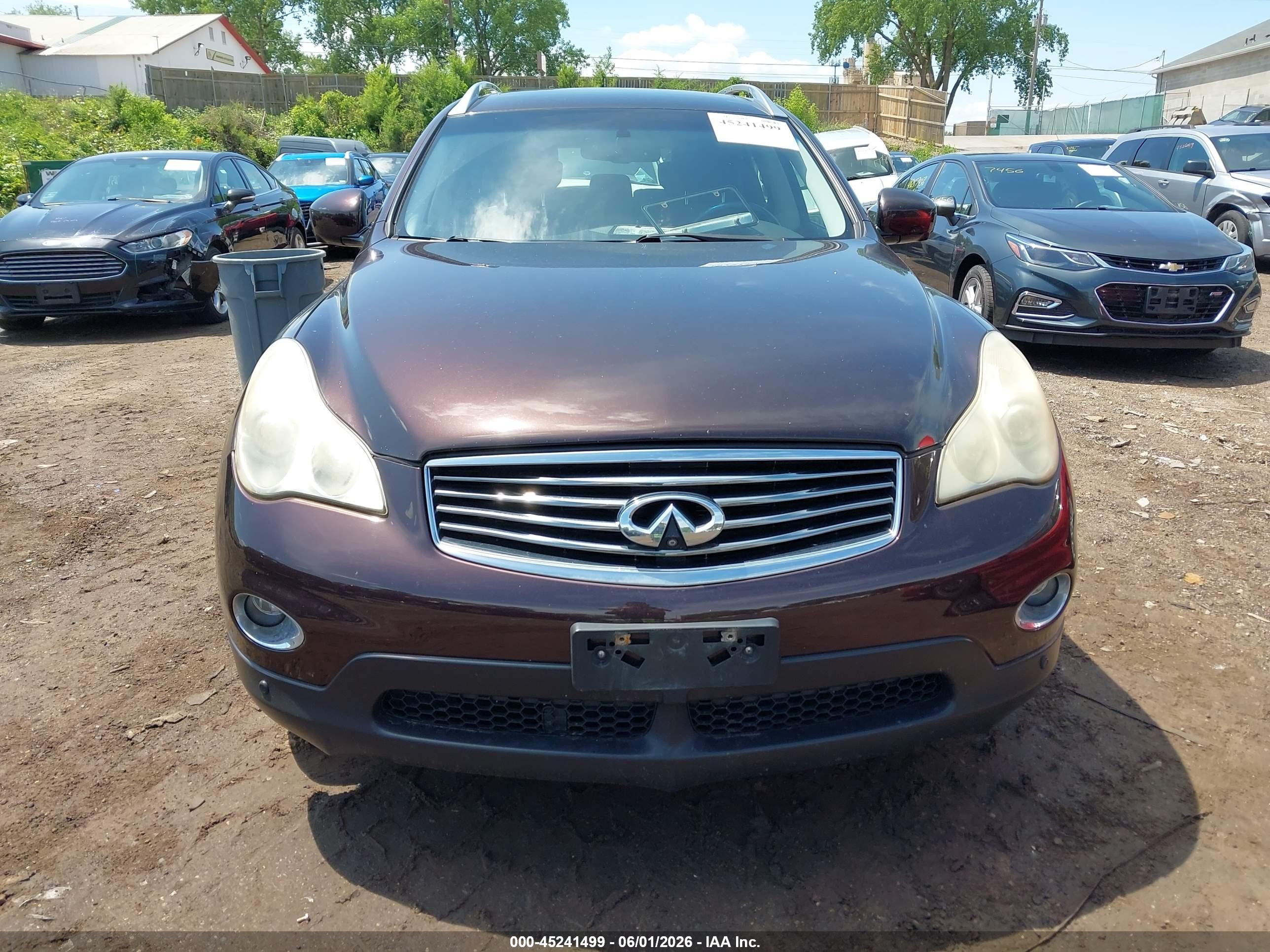 2010 Infiniti Ex35 Journey Black vin: JN1AJ0HR1AM757099