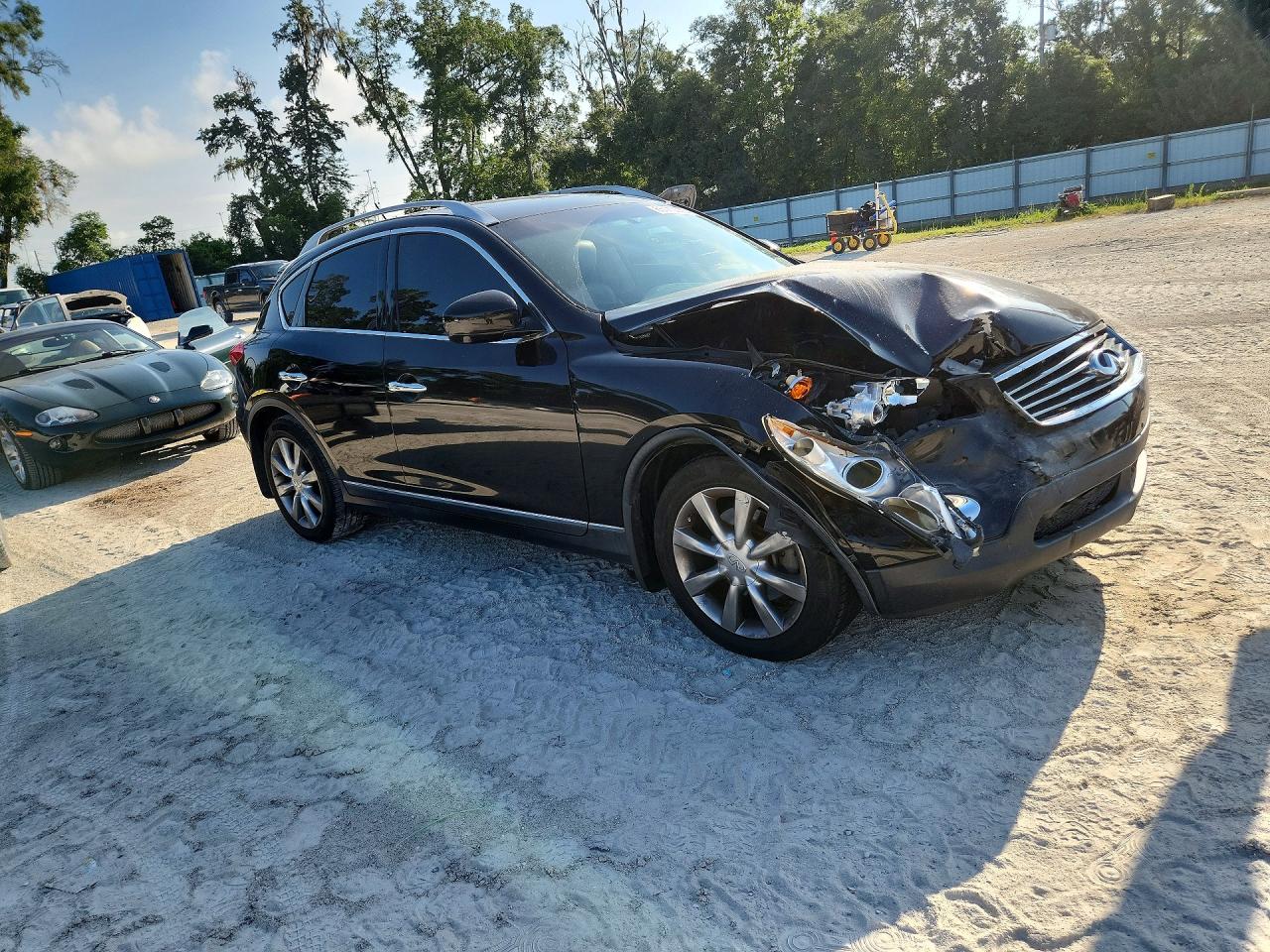 2012 Infiniti Ex35 Base Black vin: JN1AJ0HR1CM453449