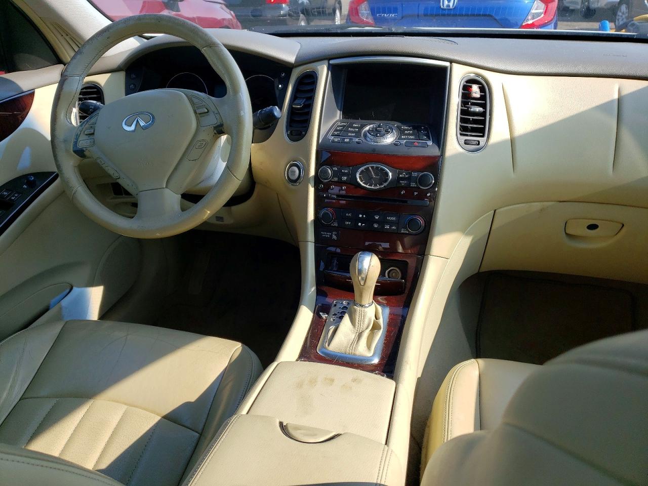 2010 Infiniti Ex35 Base White vin: JN1AJ0HR2AM750517