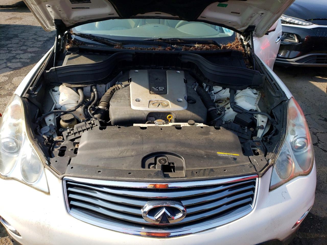 2010 Infiniti Ex35 Base White vin: JN1AJ0HR2AM750517