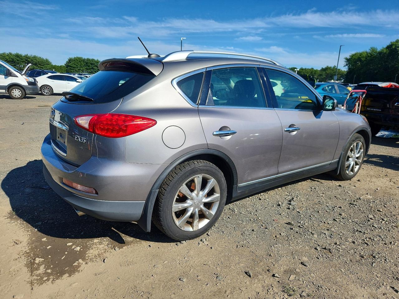 2010 Infiniti Ex35 Base Silver vin: JN1AJ0HR2AM757354