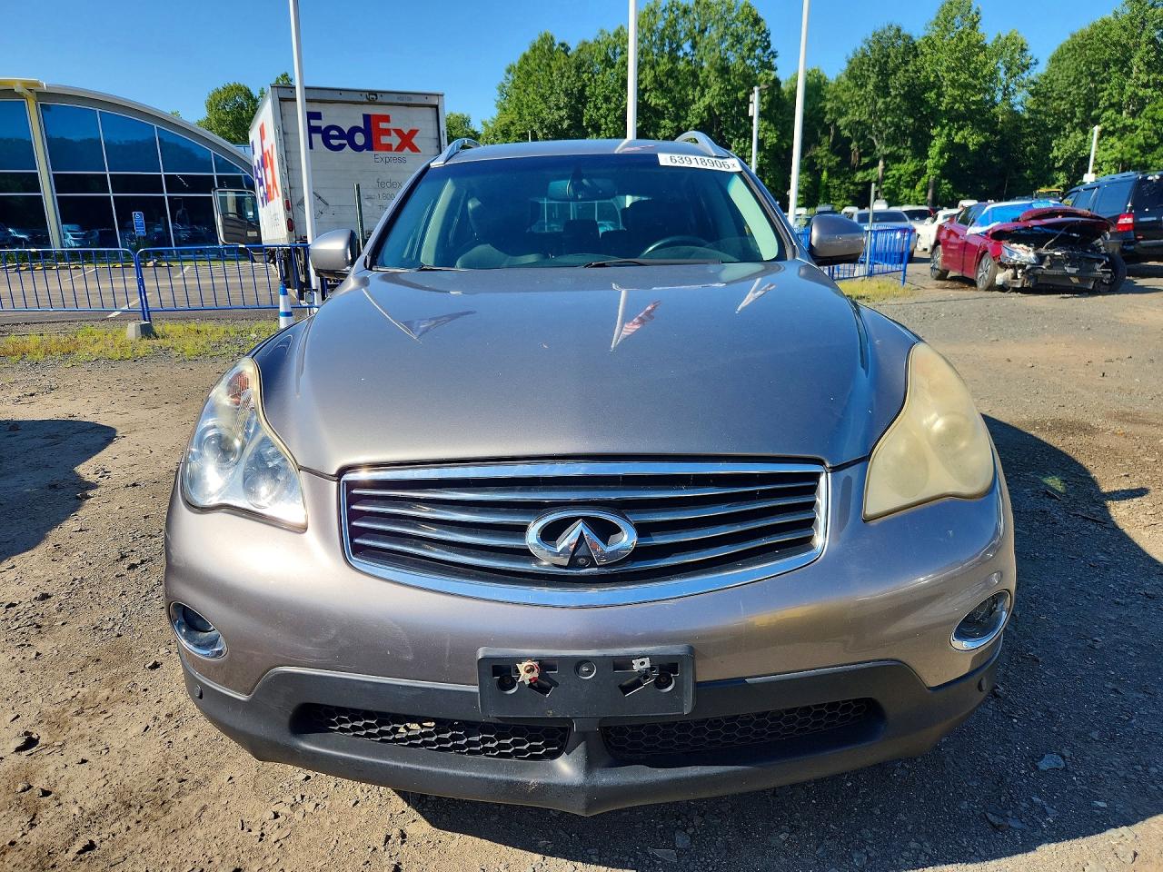 2010 Infiniti Ex35 Base Silver vin: JN1AJ0HR2AM757354