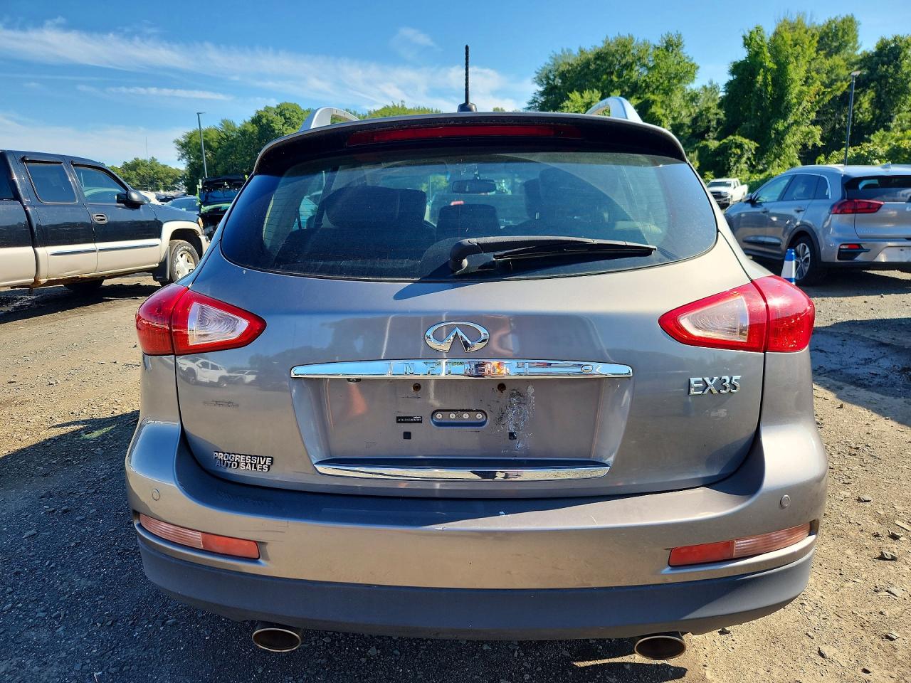 2010 Infiniti Ex35 Base Silver vin: JN1AJ0HR2AM757354