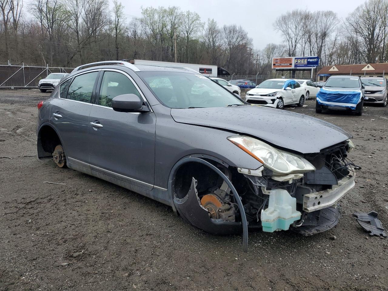 2011 Infiniti Ex35 Base Gray vin: JN1AJ0HR2BM855236