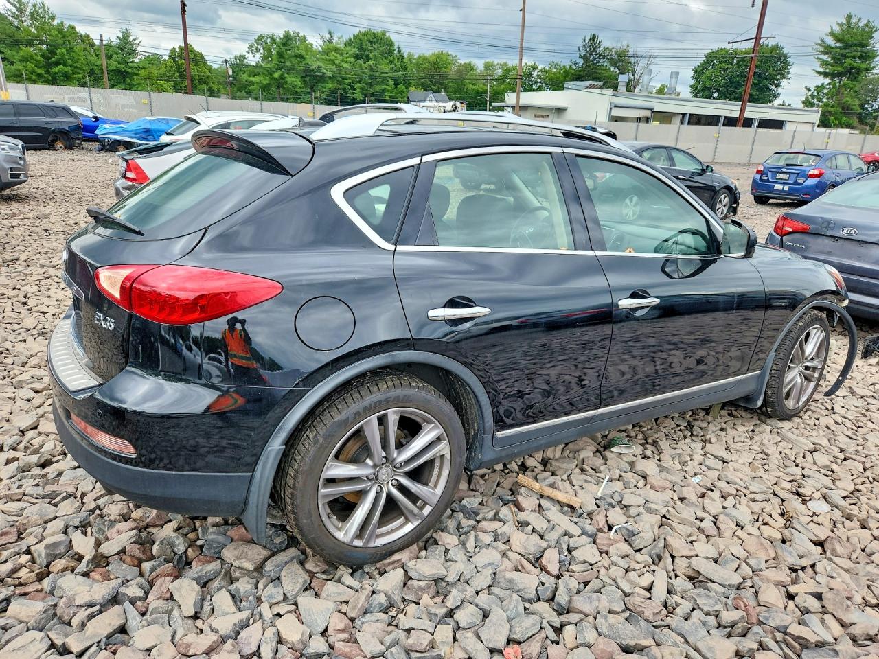 2012 Infiniti Ex35 Base Black vin: JN1AJ0HR2CM451015
