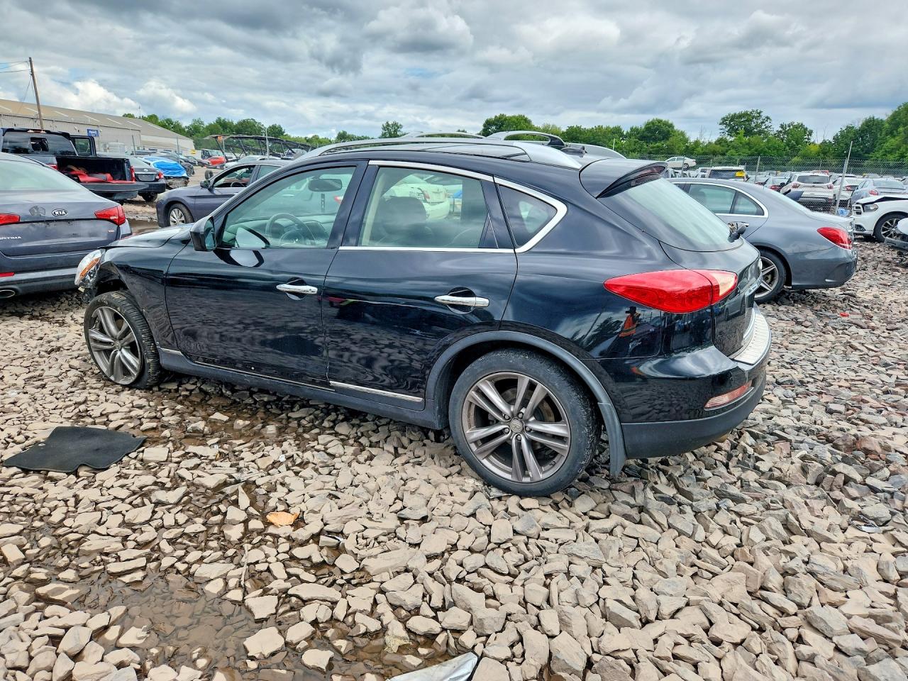 2012 Infiniti Ex35 Base Black vin: JN1AJ0HR2CM451015