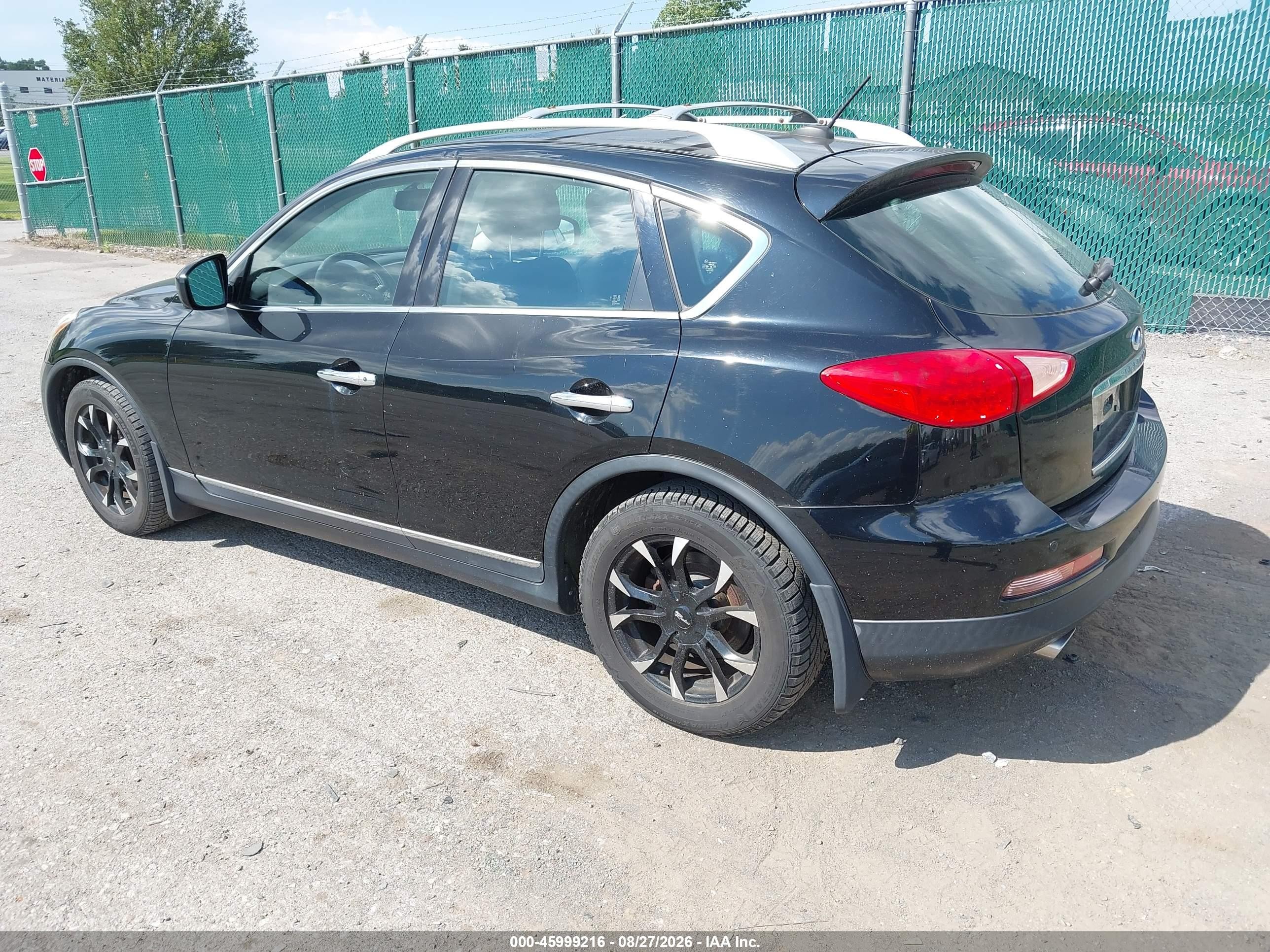 2010 Infiniti Ex35 Journey Black vin: JN1AJ0HR3AM750672