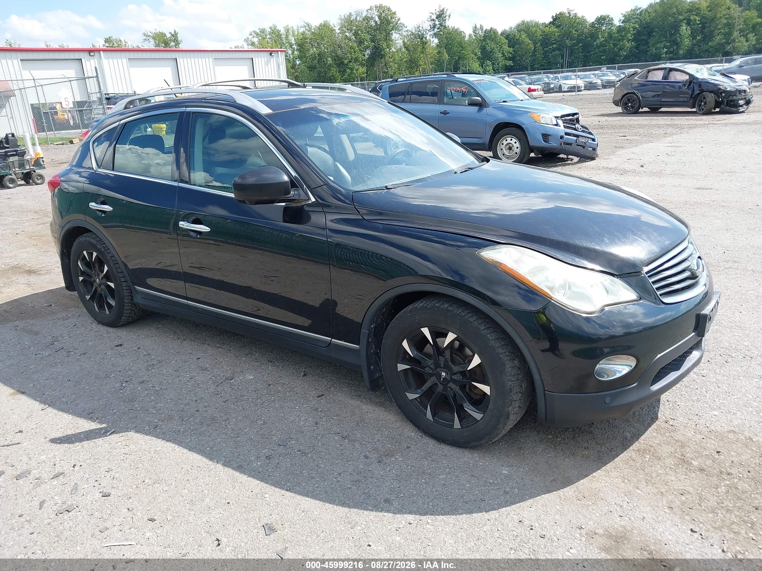 2010 Infiniti Ex35 Journey Black vin: JN1AJ0HR3AM750672