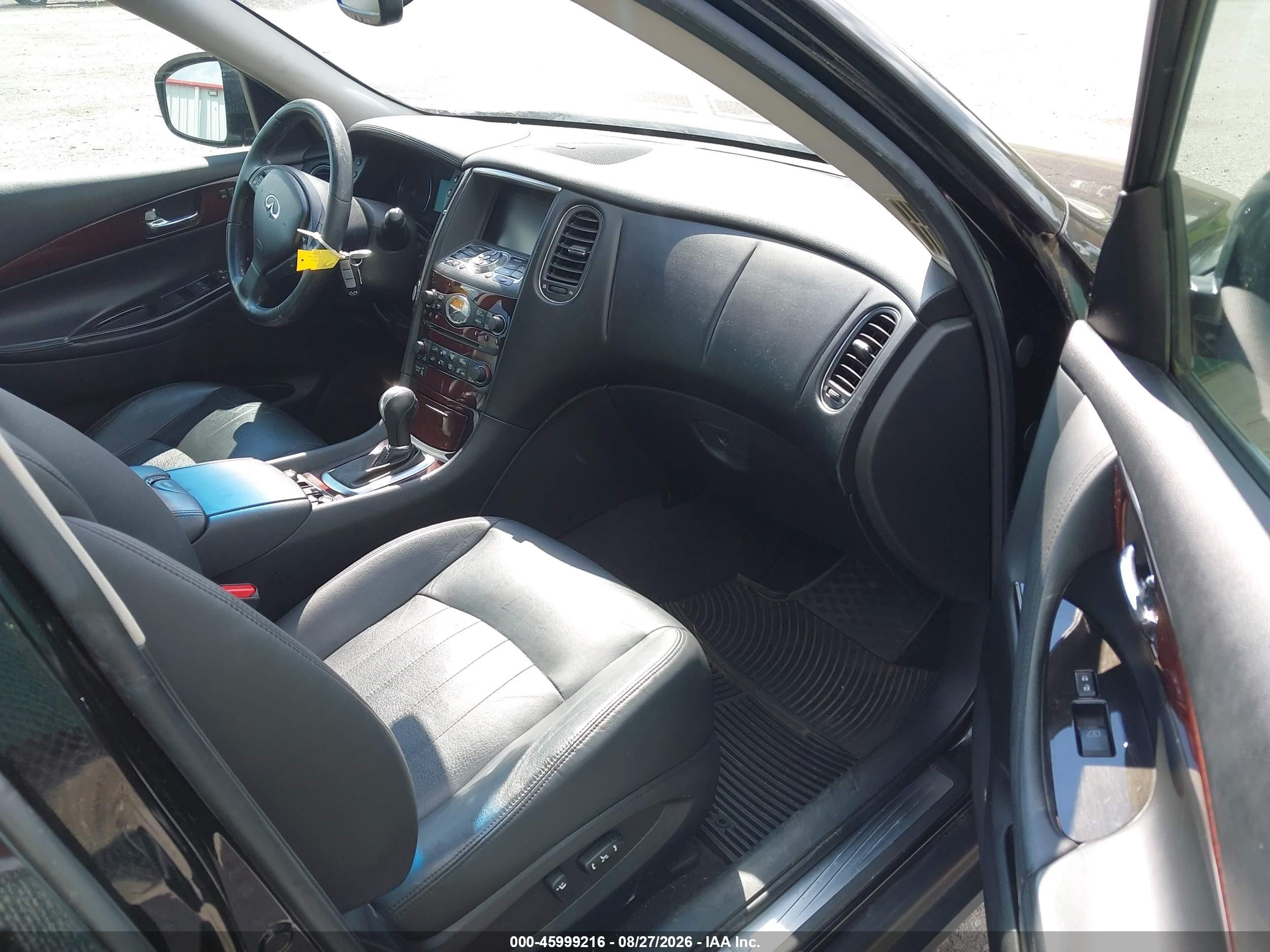 2010 Infiniti Ex35 Journey Black vin: JN1AJ0HR3AM750672