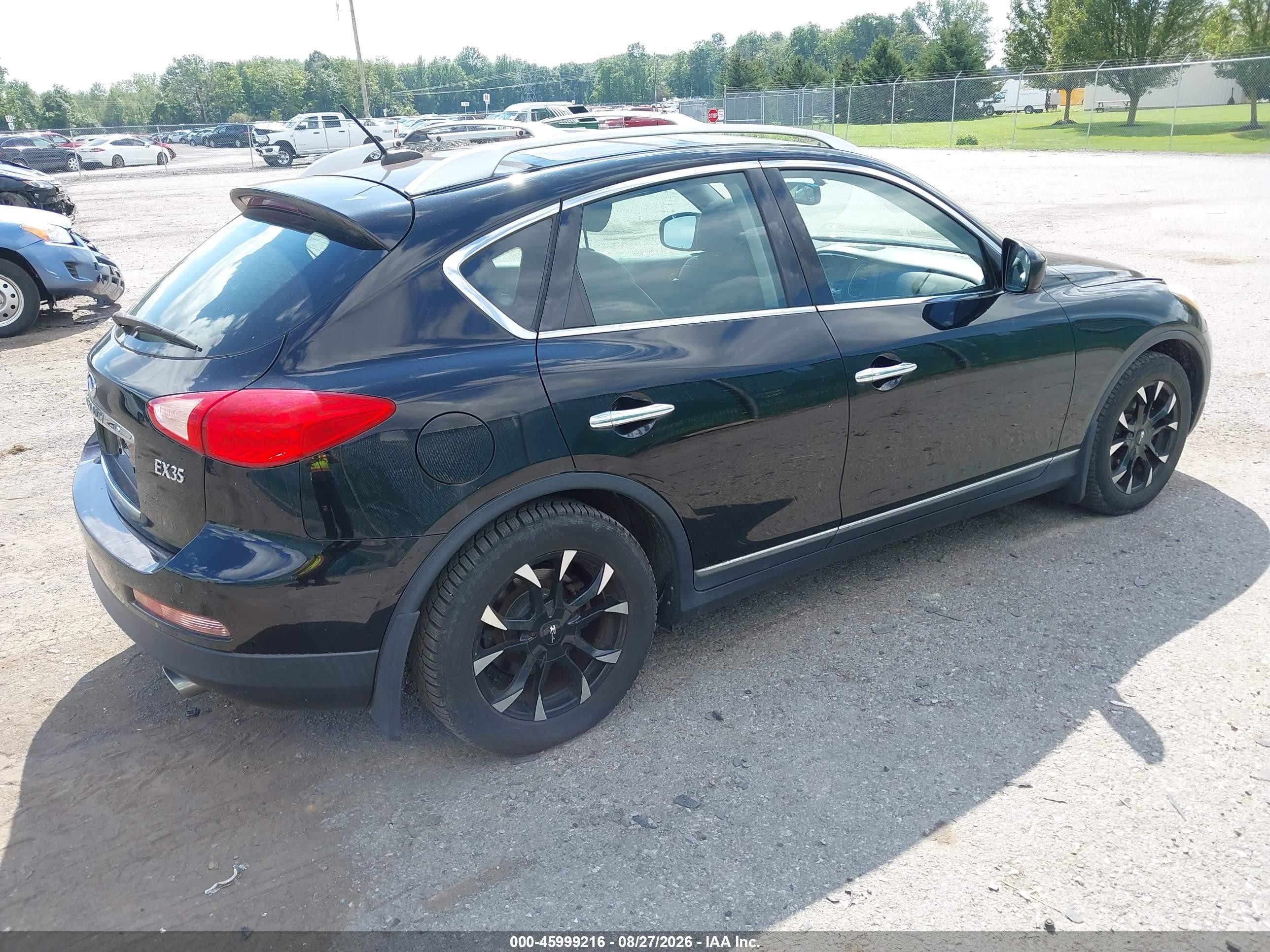 2010 Infiniti Ex35 Journey Black vin: JN1AJ0HR3AM750672