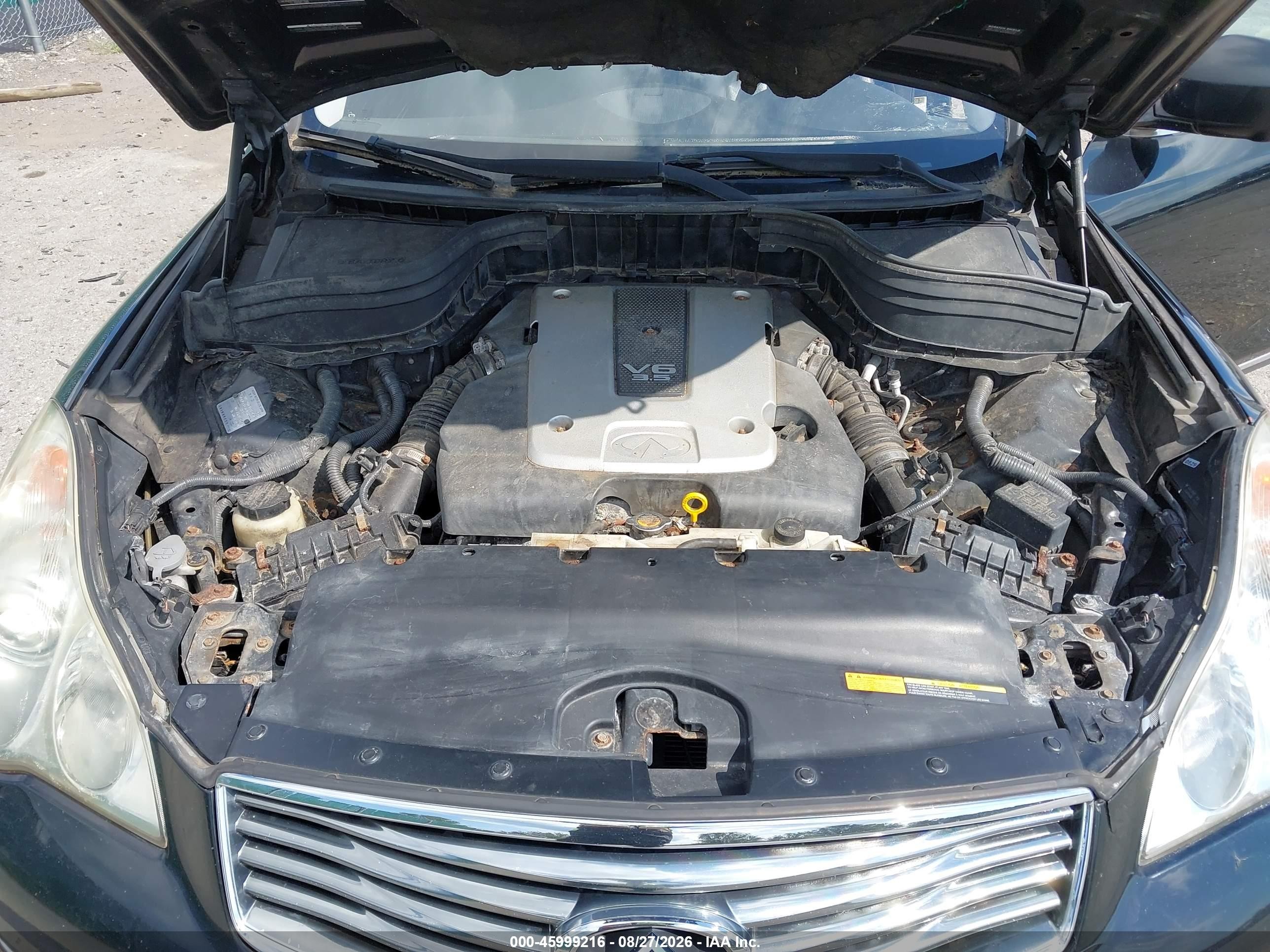 2010 Infiniti Ex35 Journey Black vin: JN1AJ0HR3AM750672