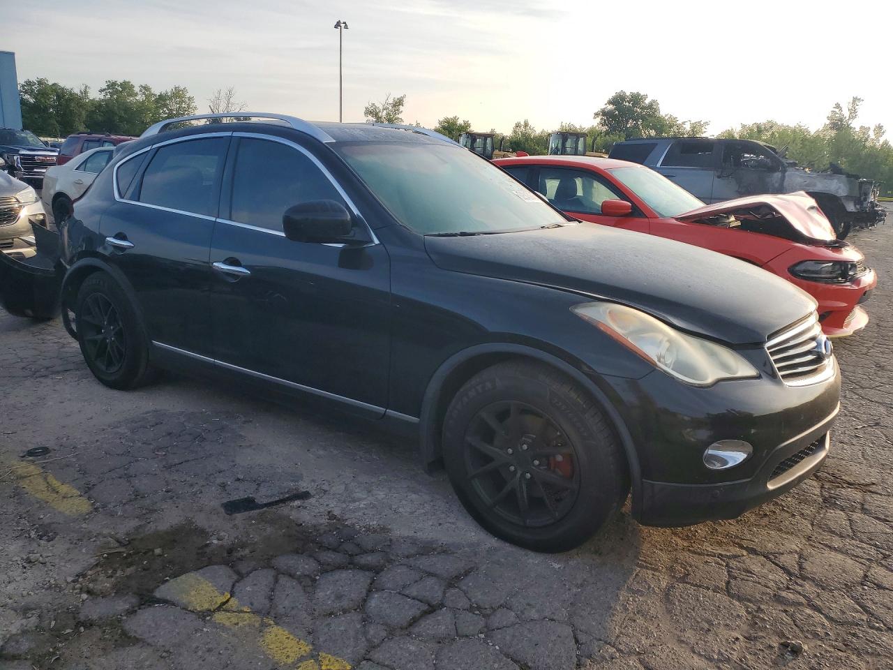 2010 Infiniti Ex35 Base Black vin: JN1AJ0HR3AM755483