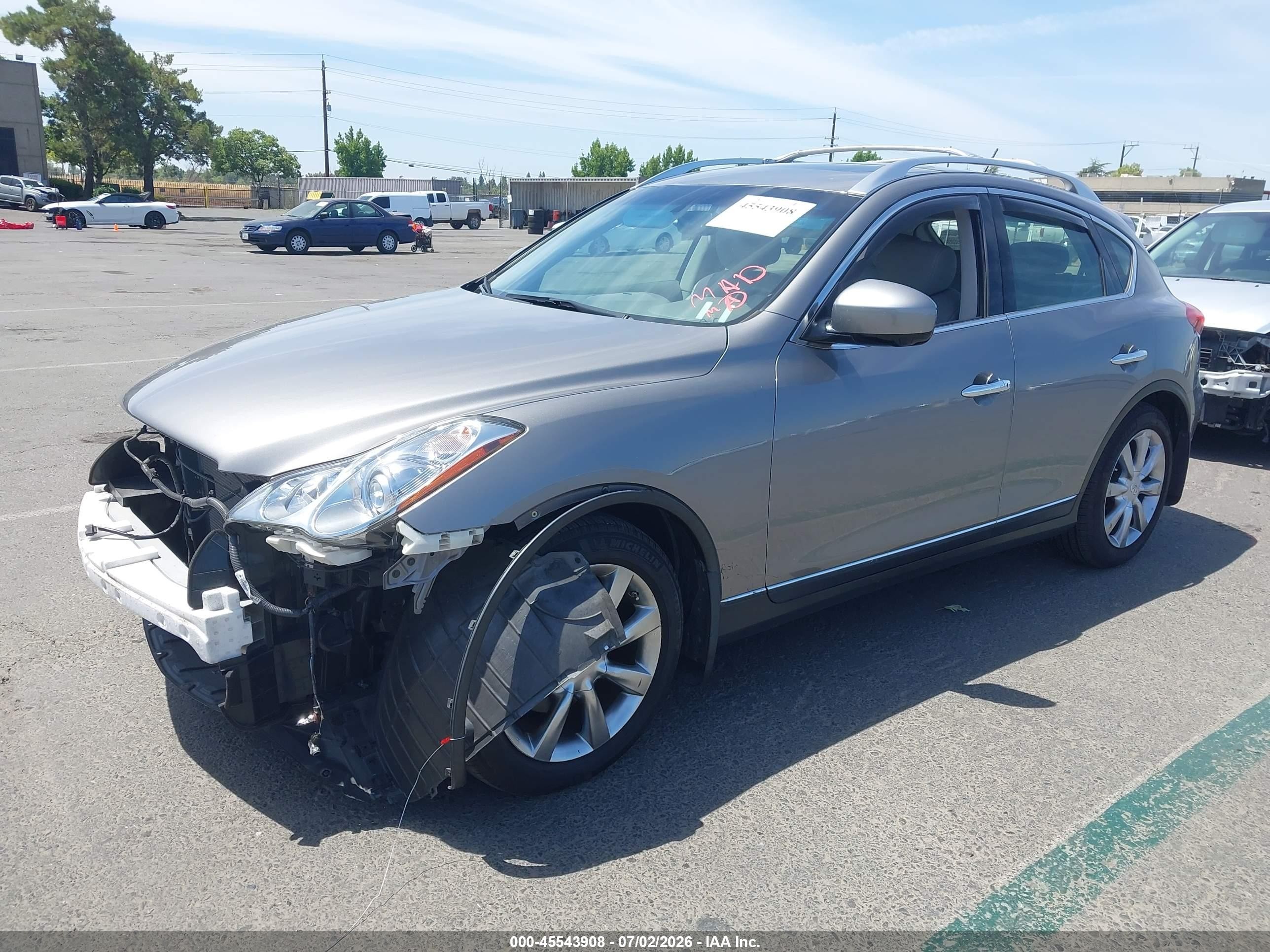 2010 Infiniti Ex35 Journey Gray vin: JN1AJ0HR3AM756570