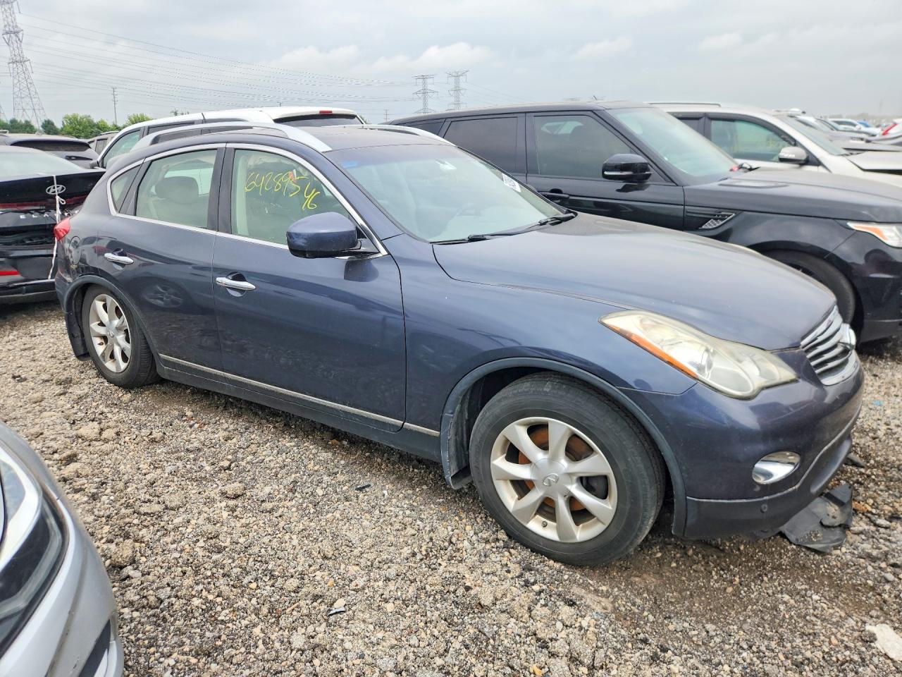 2010 Infiniti Ex35 Base Blue vin: JN1AJ0HR4AM755363
