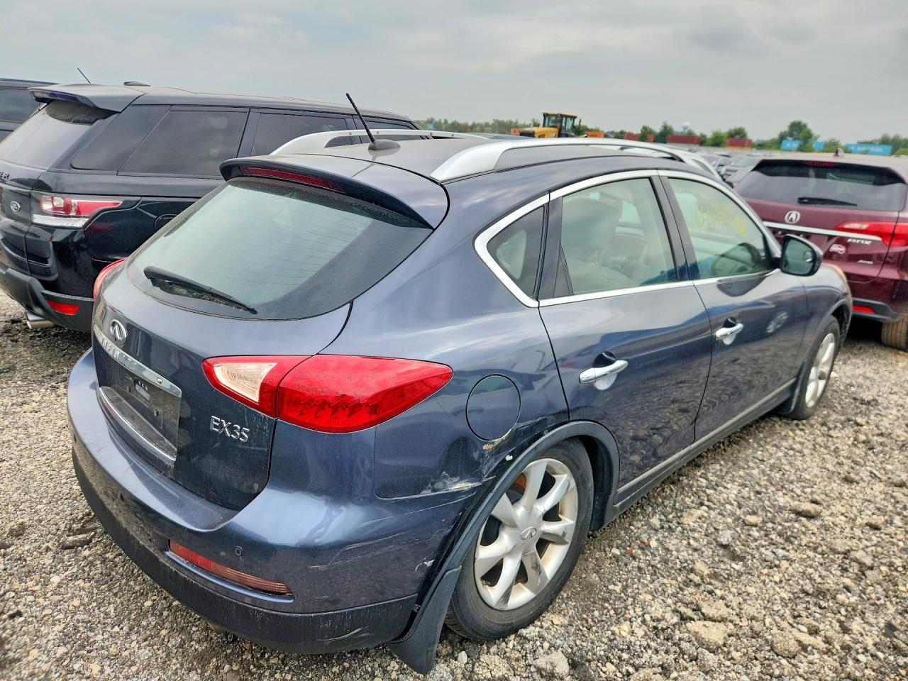 2010 Infiniti Ex35 Base Blue vin: JN1AJ0HR4AM755363