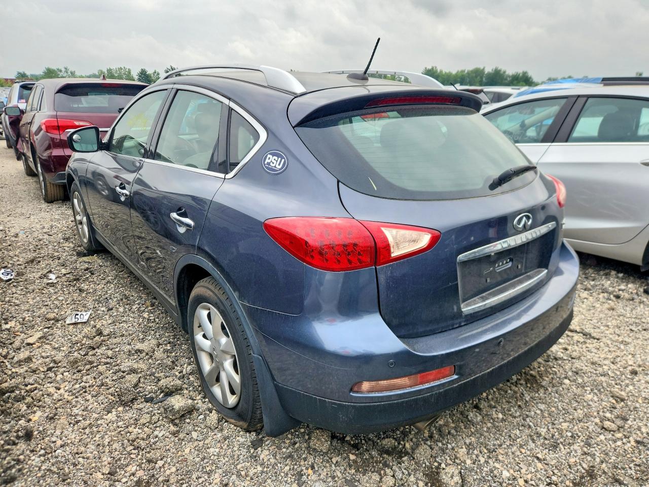 2010 Infiniti Ex35 Base Blue vin: JN1AJ0HR4AM755363