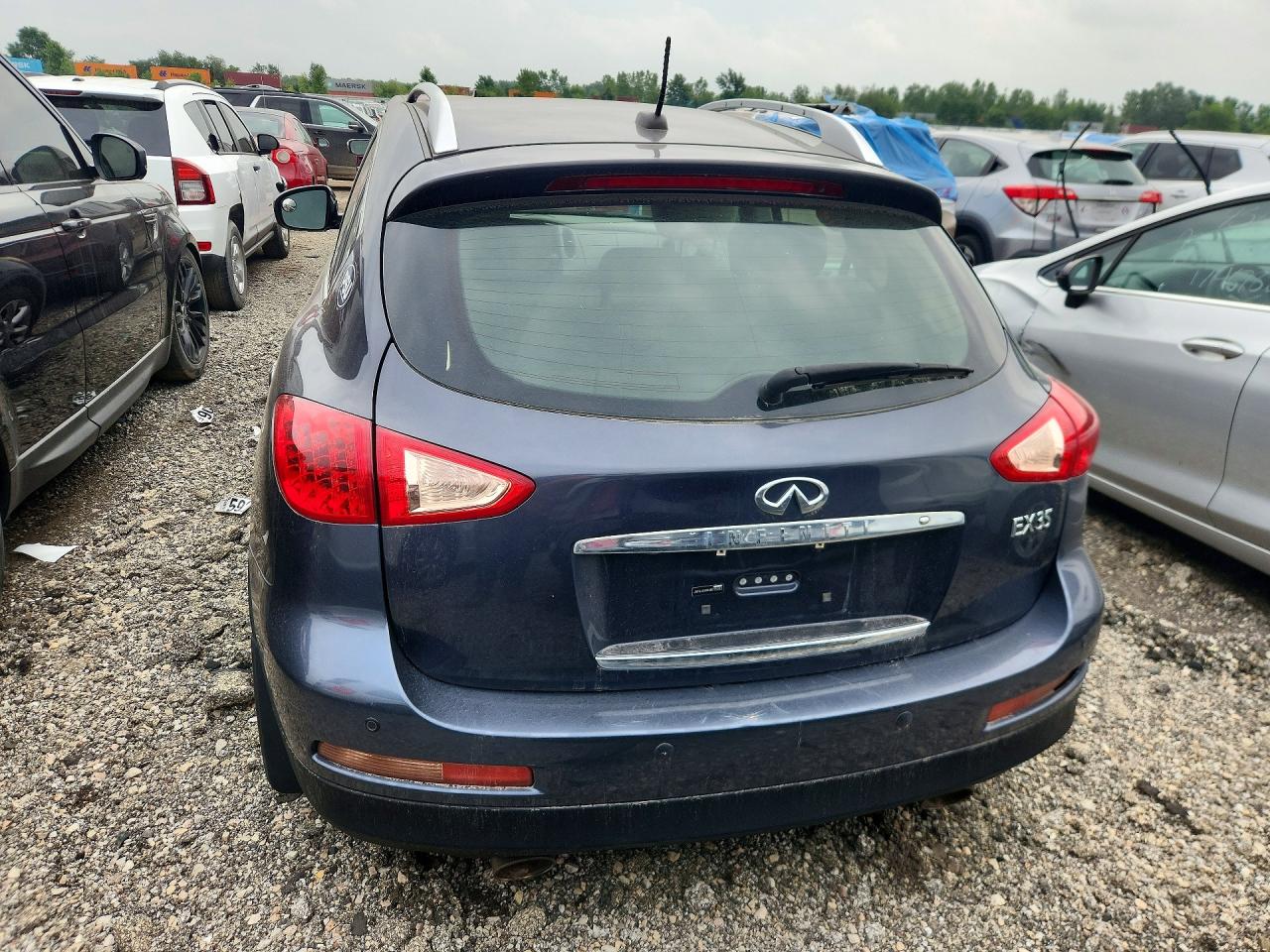 2010 Infiniti Ex35 Base Blue vin: JN1AJ0HR4AM755363