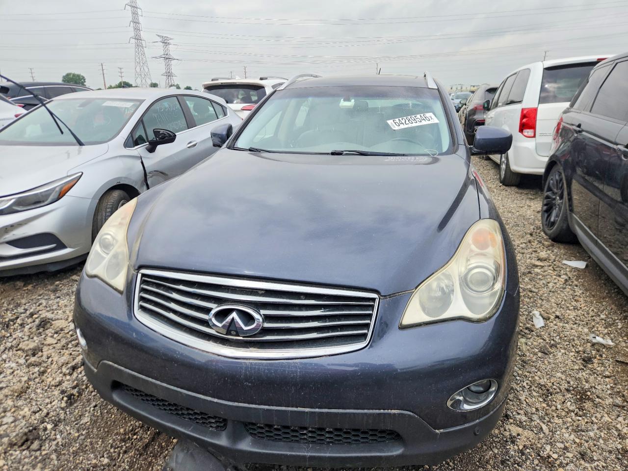 2010 Infiniti Ex35 Base Blue vin: JN1AJ0HR4AM755363