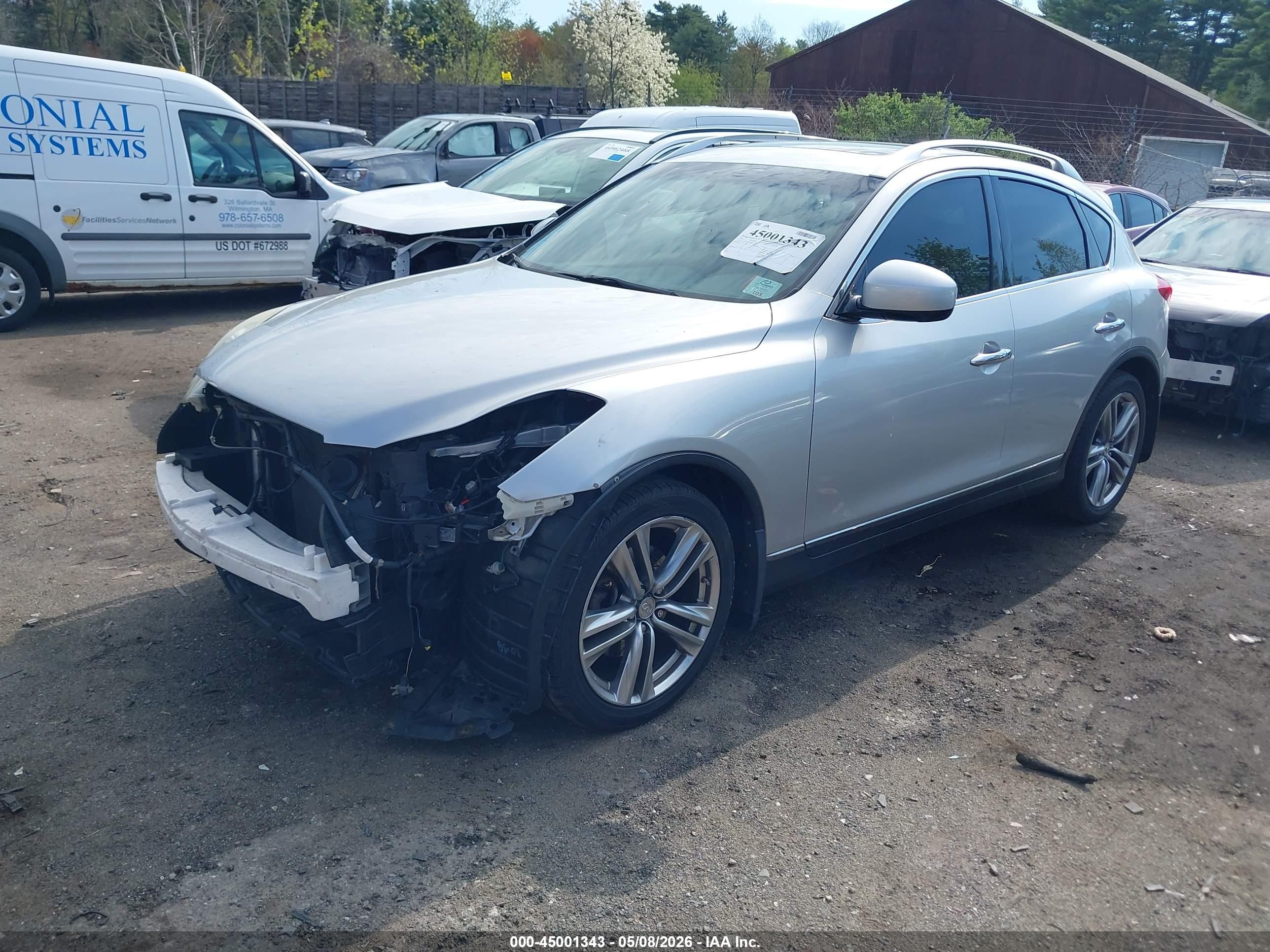 2011 Infiniti Ex35 Journey Серебряный vin: JN1AJ0HR4BM855237