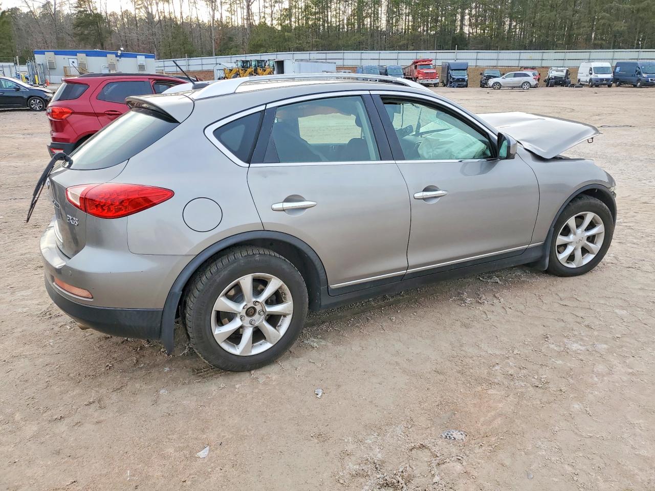 2010 Infiniti Ex35 Base Silver vin: JN1AJ0HR5AM754917