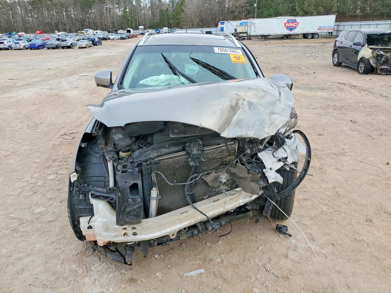 2010 Infiniti Ex35 Base Silver vin: JN1AJ0HR5AM754917