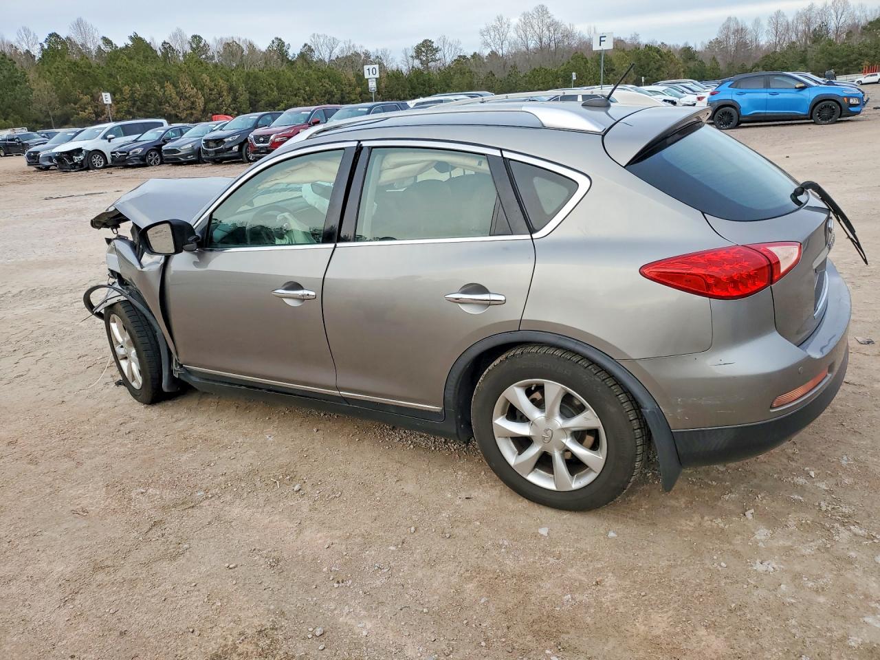 2010 Infiniti Ex35 Base Silver vin: JN1AJ0HR5AM754917