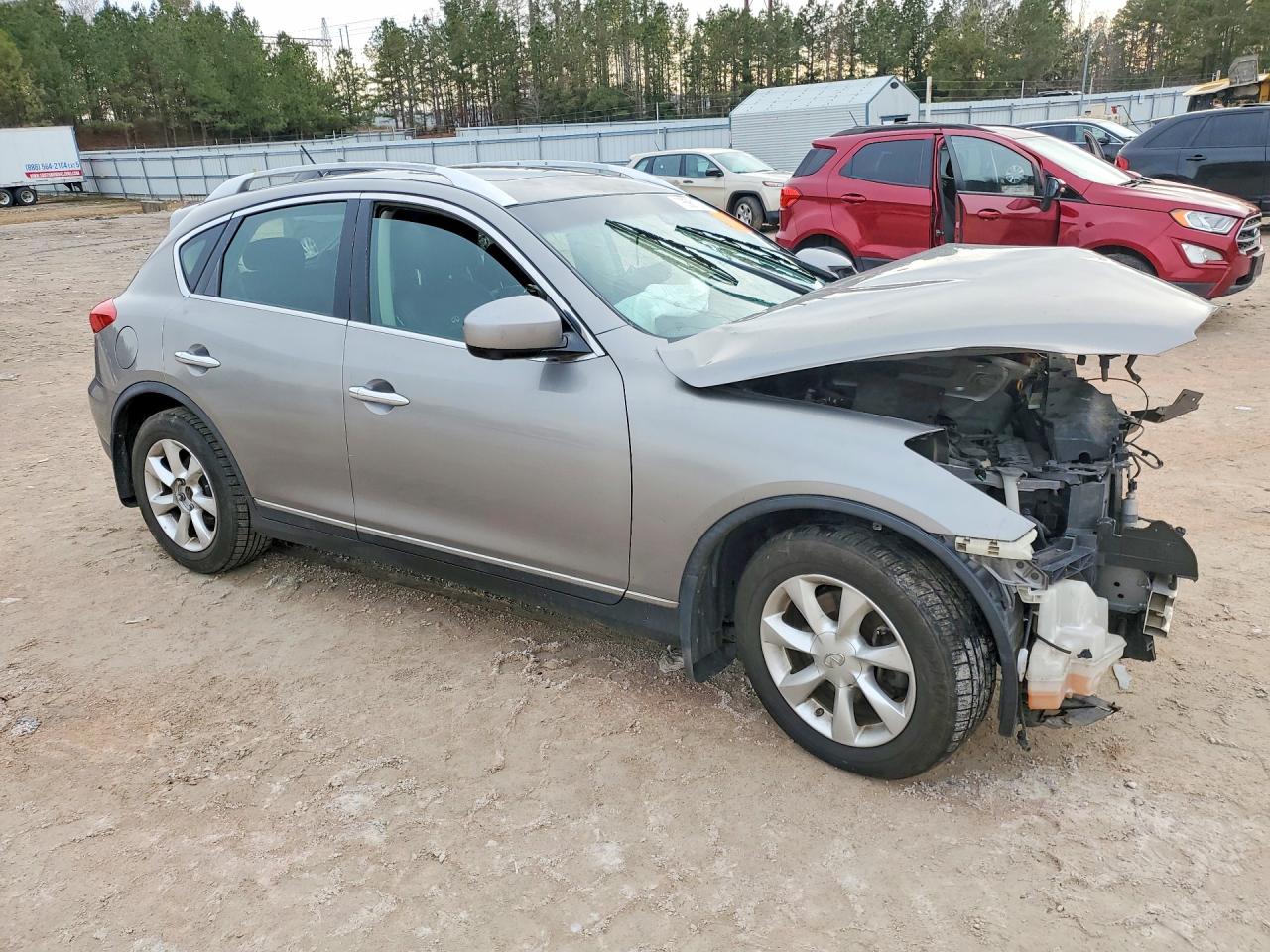 2010 Infiniti Ex35 Base Silver vin: JN1AJ0HR5AM754917