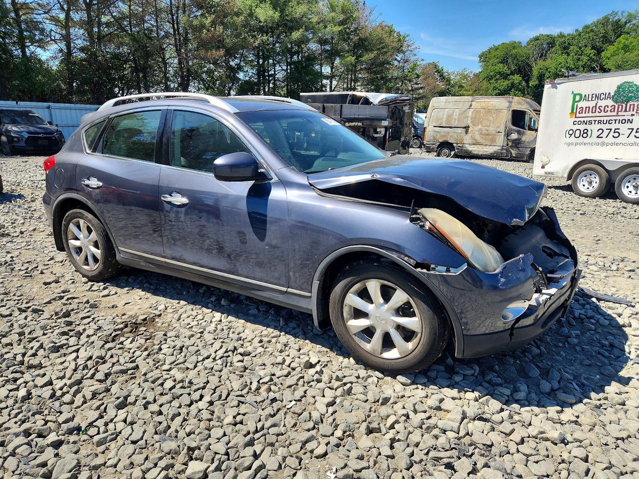 2010 Infiniti Ex35 Base Gray vin: JN1AJ0HR5AM755484