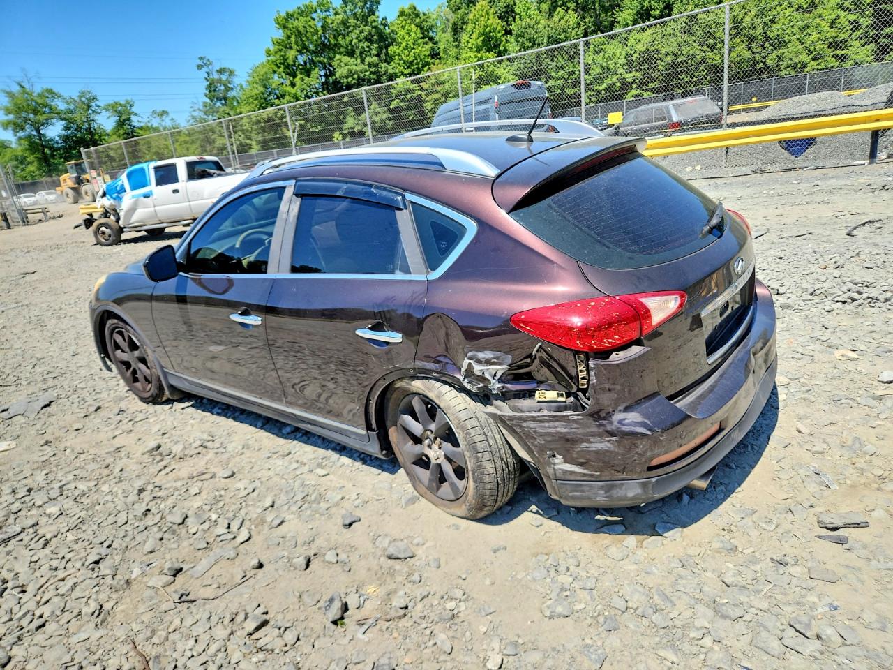 2010 Infiniti Ex35 Base Burgundy vin: JN1AJ0HR5AM756585