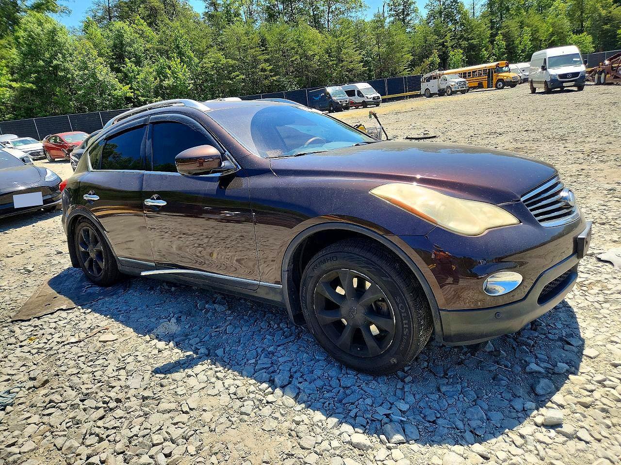2010 Infiniti Ex35 Base Burgundy vin: JN1AJ0HR5AM756585