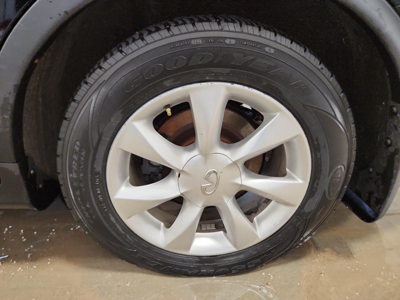 2010 Infiniti Ex35 Base Черный vin: JN1AJ0HR6AM752691 Damage: Left Rear Wheel, Curb Rash, 2 To 3 Inches