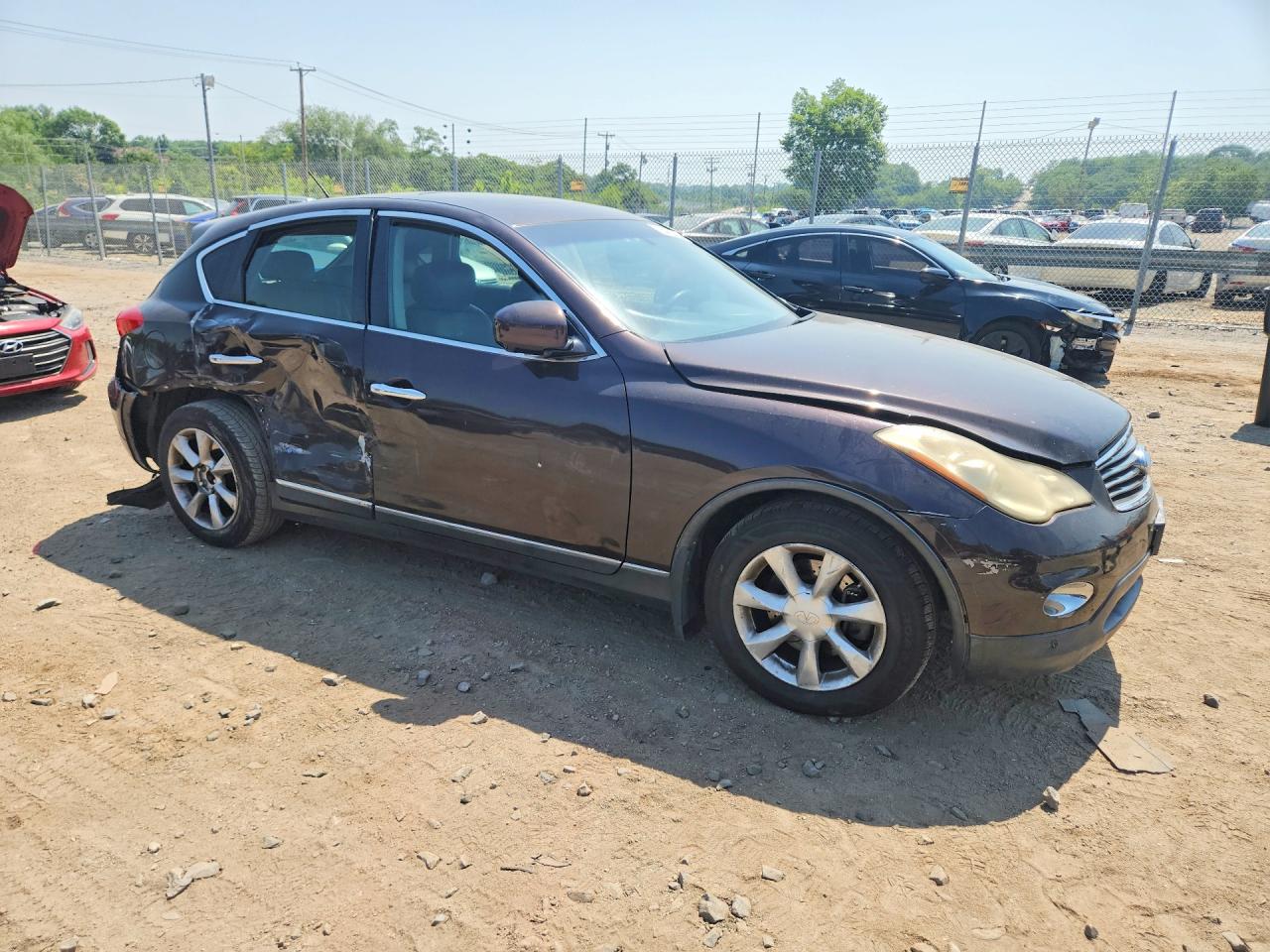 2010 Infiniti Ex35 Purple vin: JN1AJ0HR6AM753145
