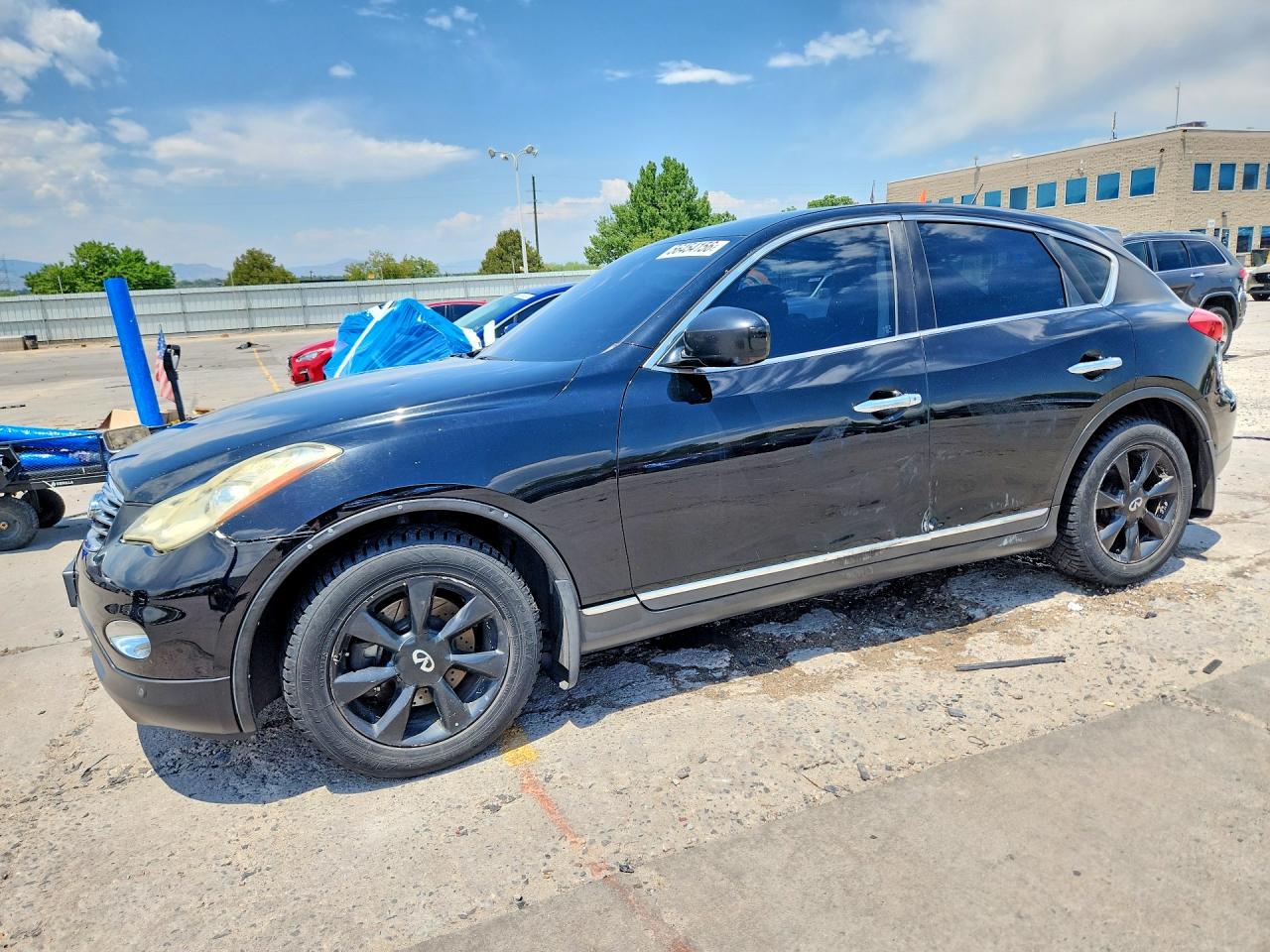 2010 Infiniti Ex35 Base Черный vin: JN1AJ0HR6AM753226