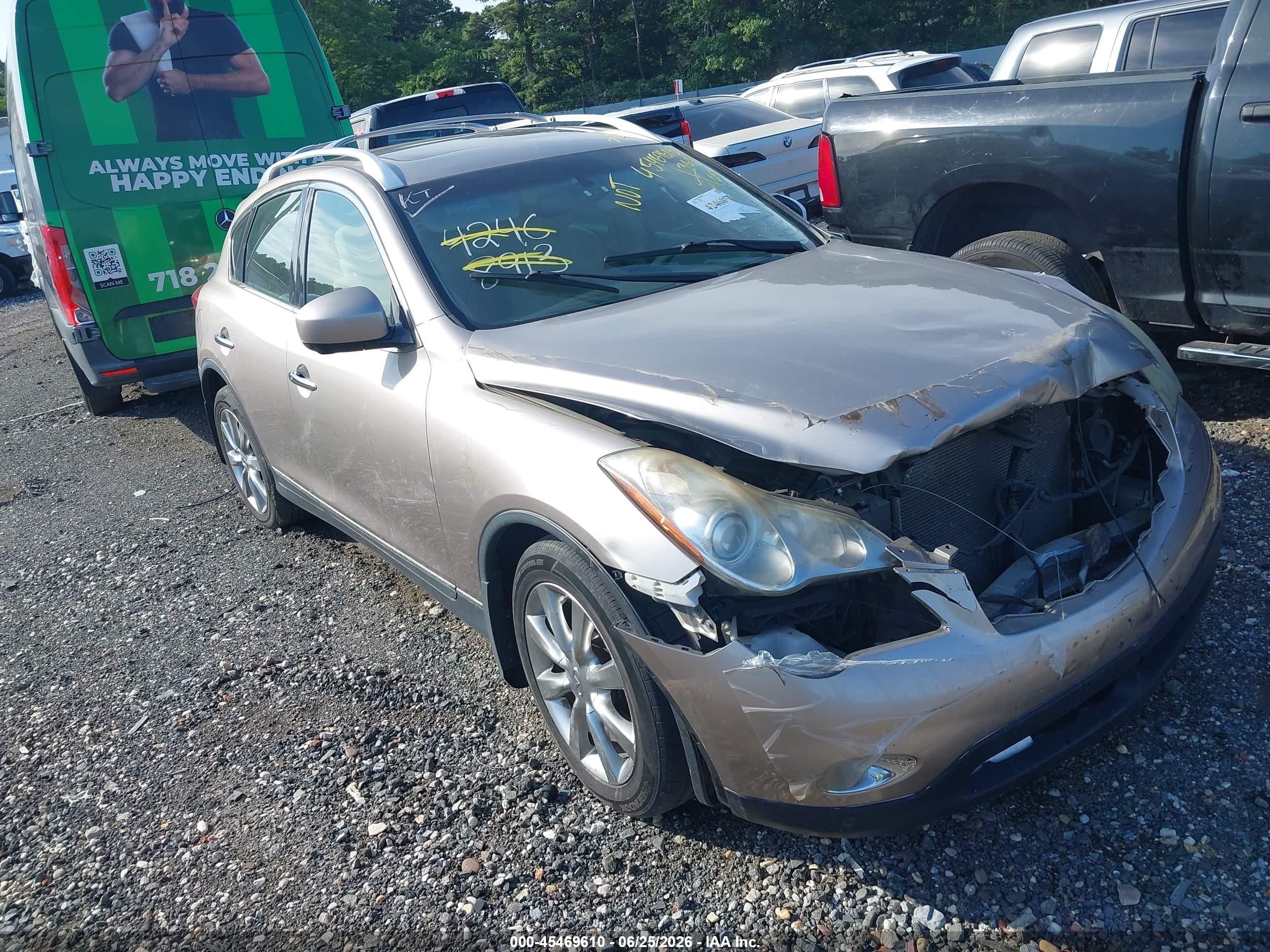 2010 Infiniti Ex35 Journey Beige vin: JN1AJ0HR6AM757616
