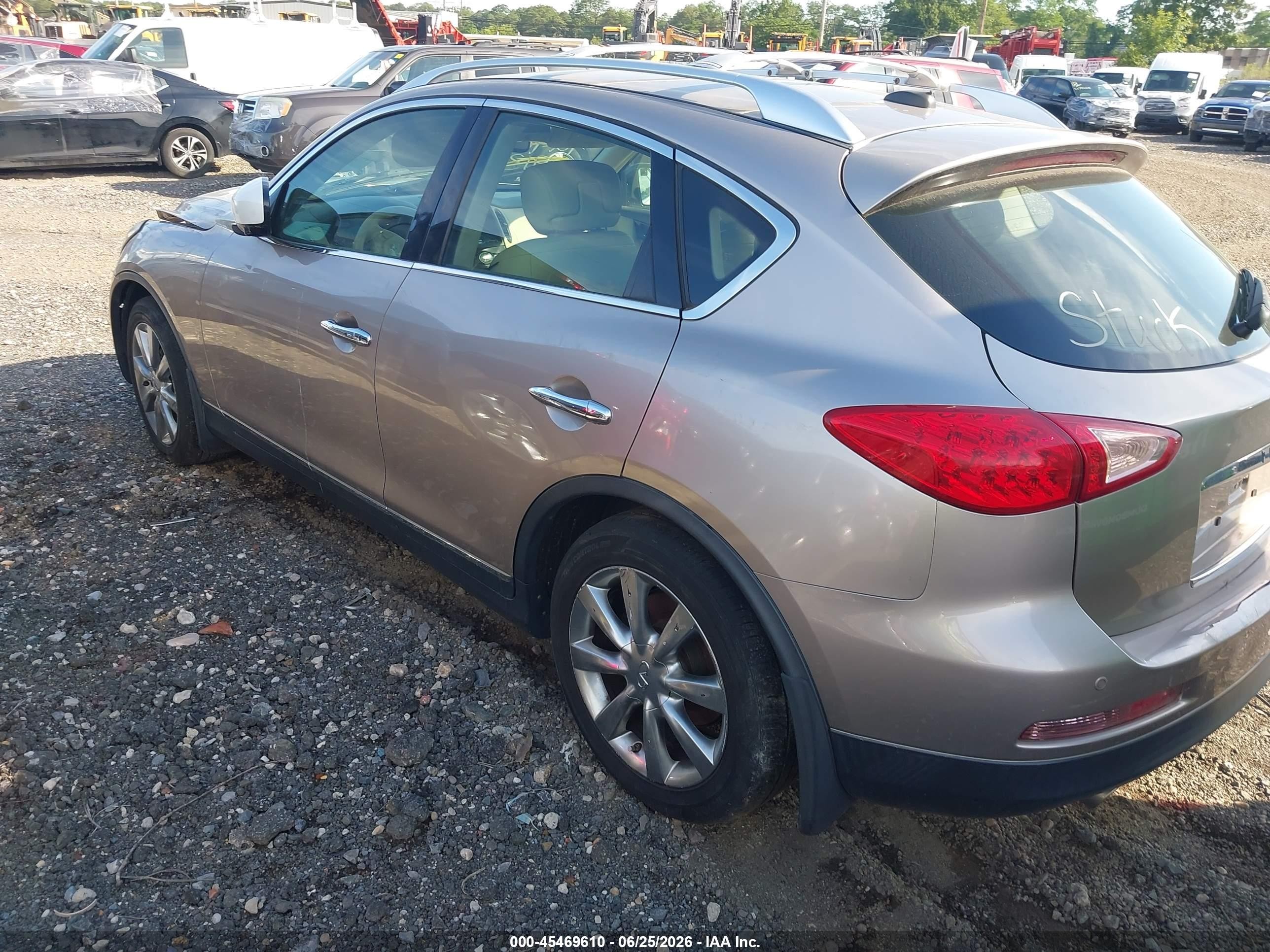 2010 Infiniti Ex35 Journey Beige vin: JN1AJ0HR6AM757616
