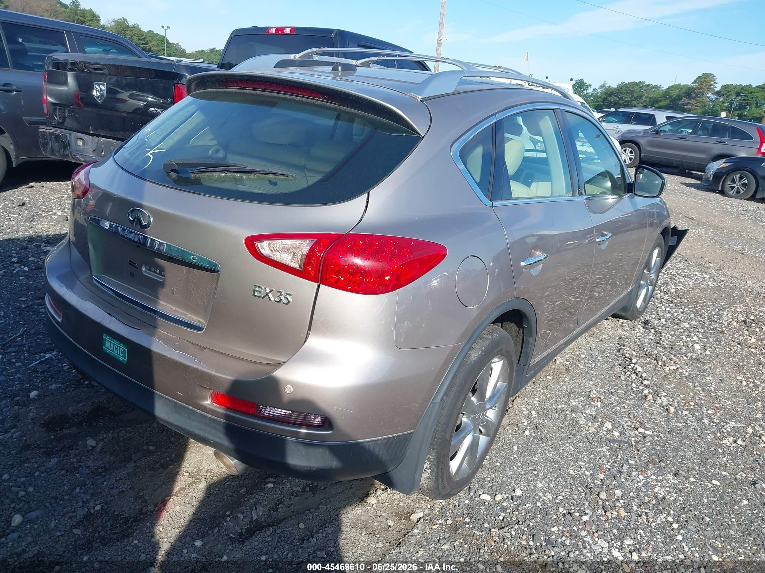 2010 Infiniti Ex35 Journey Beige vin: JN1AJ0HR6AM757616