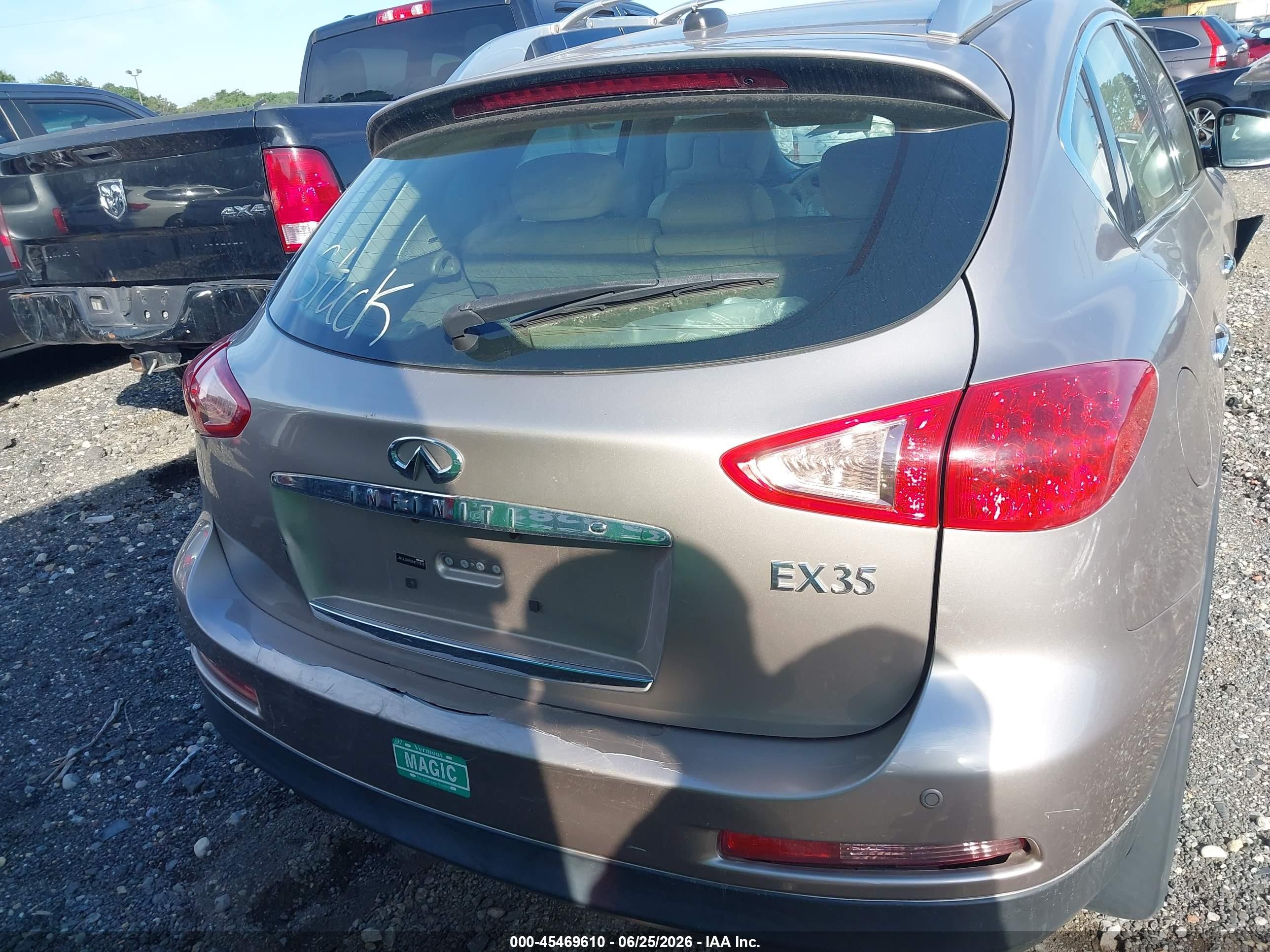 2010 Infiniti Ex35 Journey Beige vin: JN1AJ0HR6AM757616