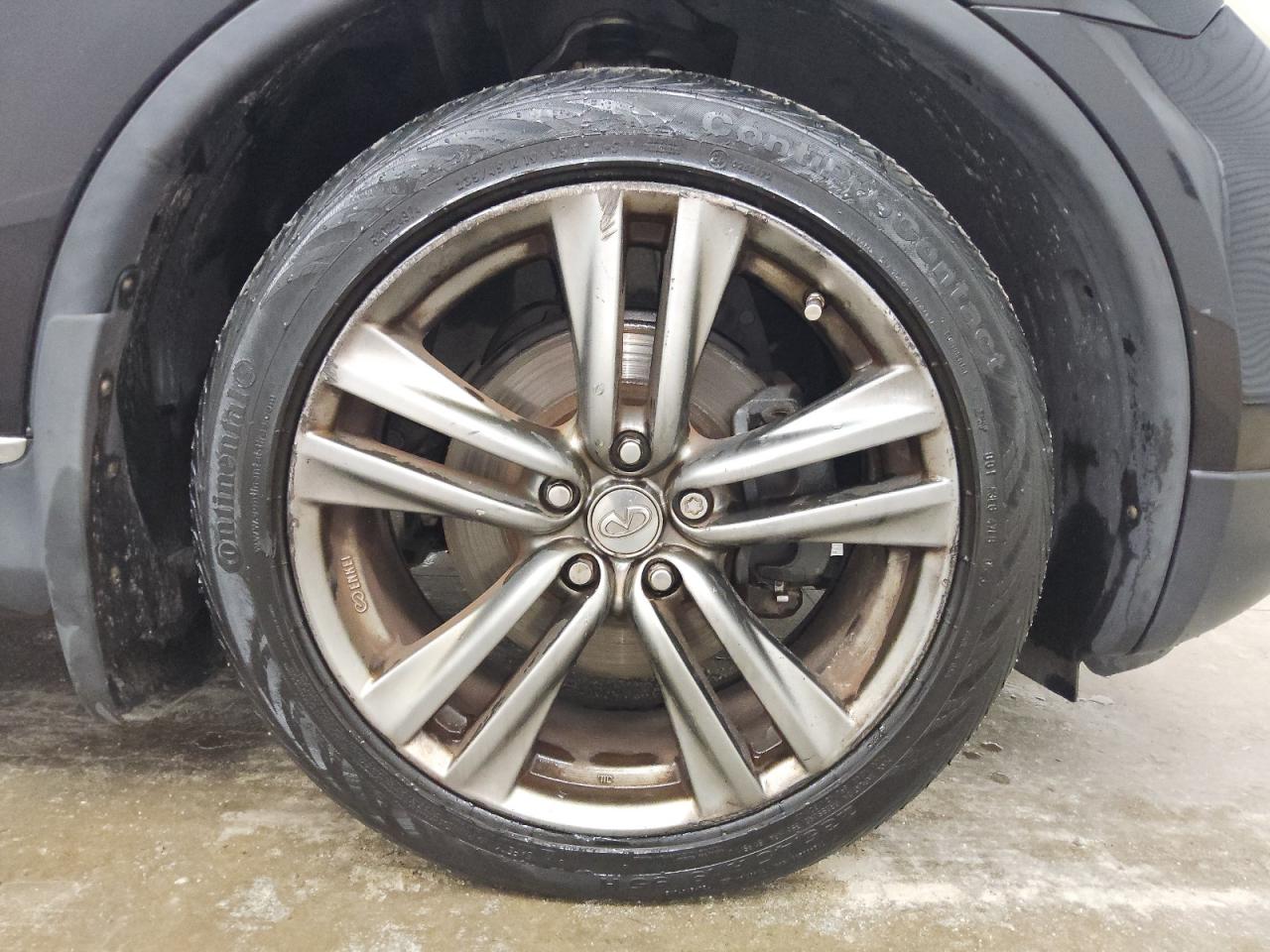 2012 Infiniti Ex35 Base Black vin: JN1AJ0HR6CM452829 Damage: Right Front Wheel, Curb Rash, > 12 Inches