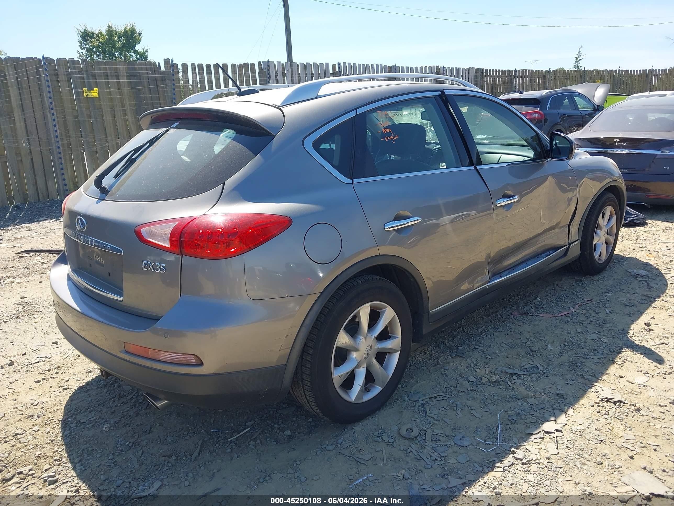 2010 Infiniti Ex35 Journey Gray vin: JN1AJ0HR7AM754448