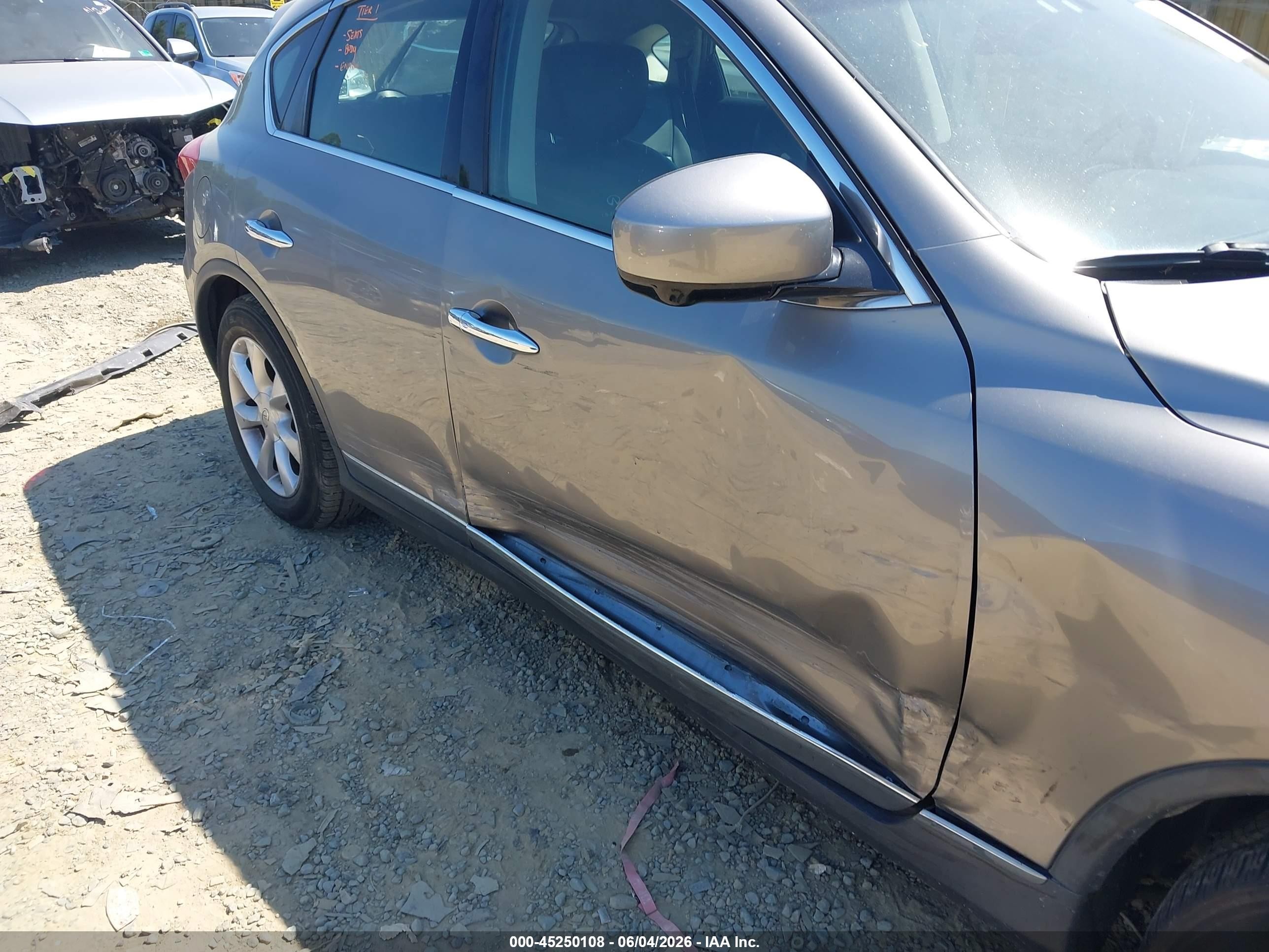 2010 Infiniti Ex35 Journey Gray vin: JN1AJ0HR7AM754448