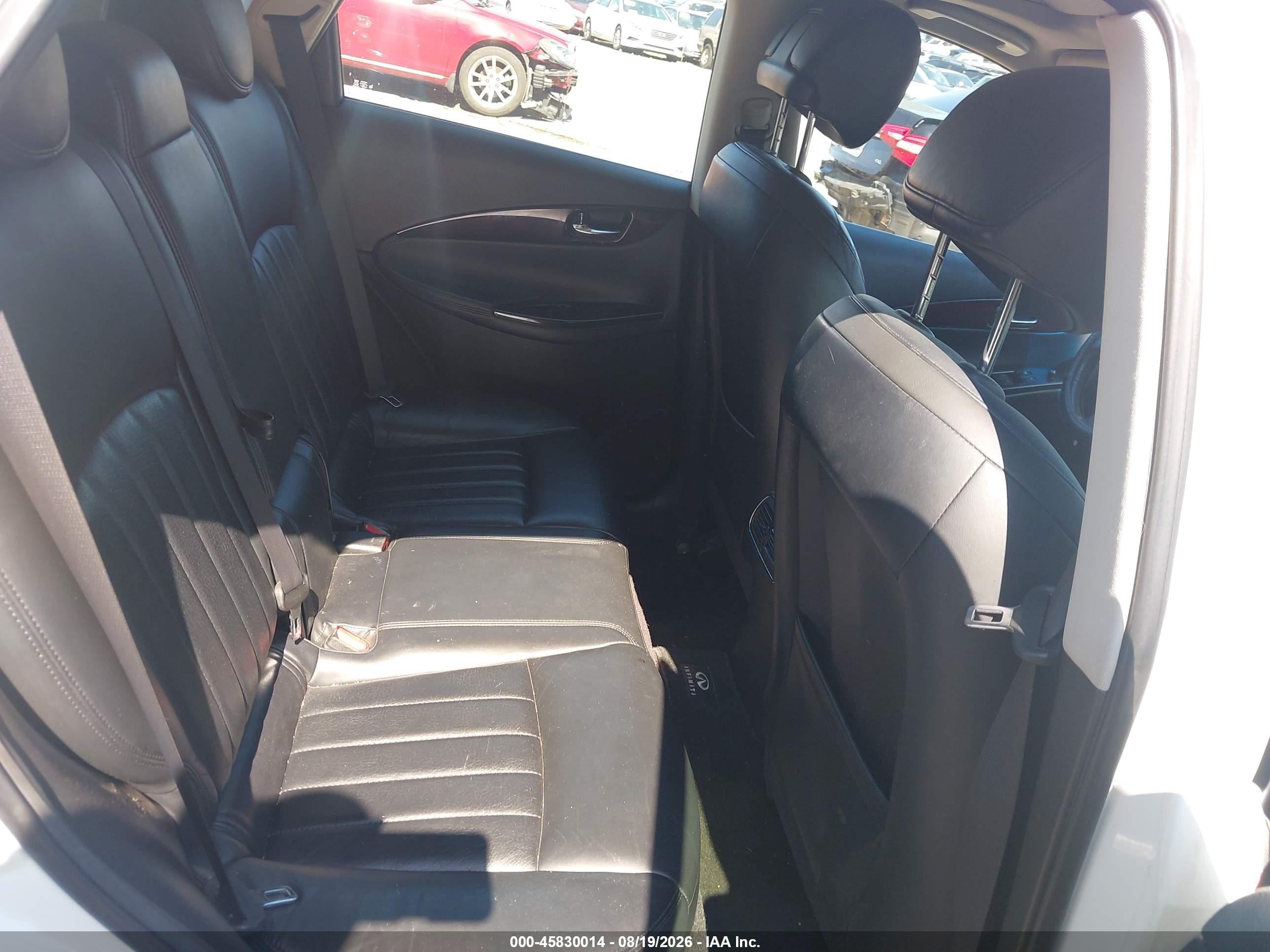 2012 Infiniti Ex35 Journey White vin: JN1AJ0HR7CM451513