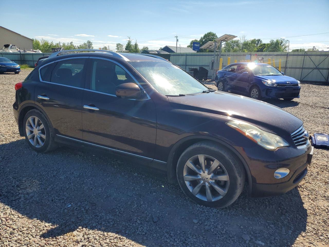 2010 Infiniti Ex35 Base Burgundy vin: JN1AJ0HR8AM753308