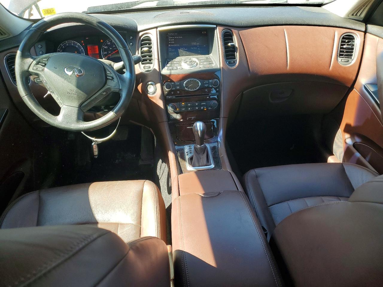 2010 Infiniti Ex35 Base Burgundy vin: JN1AJ0HR8AM753308