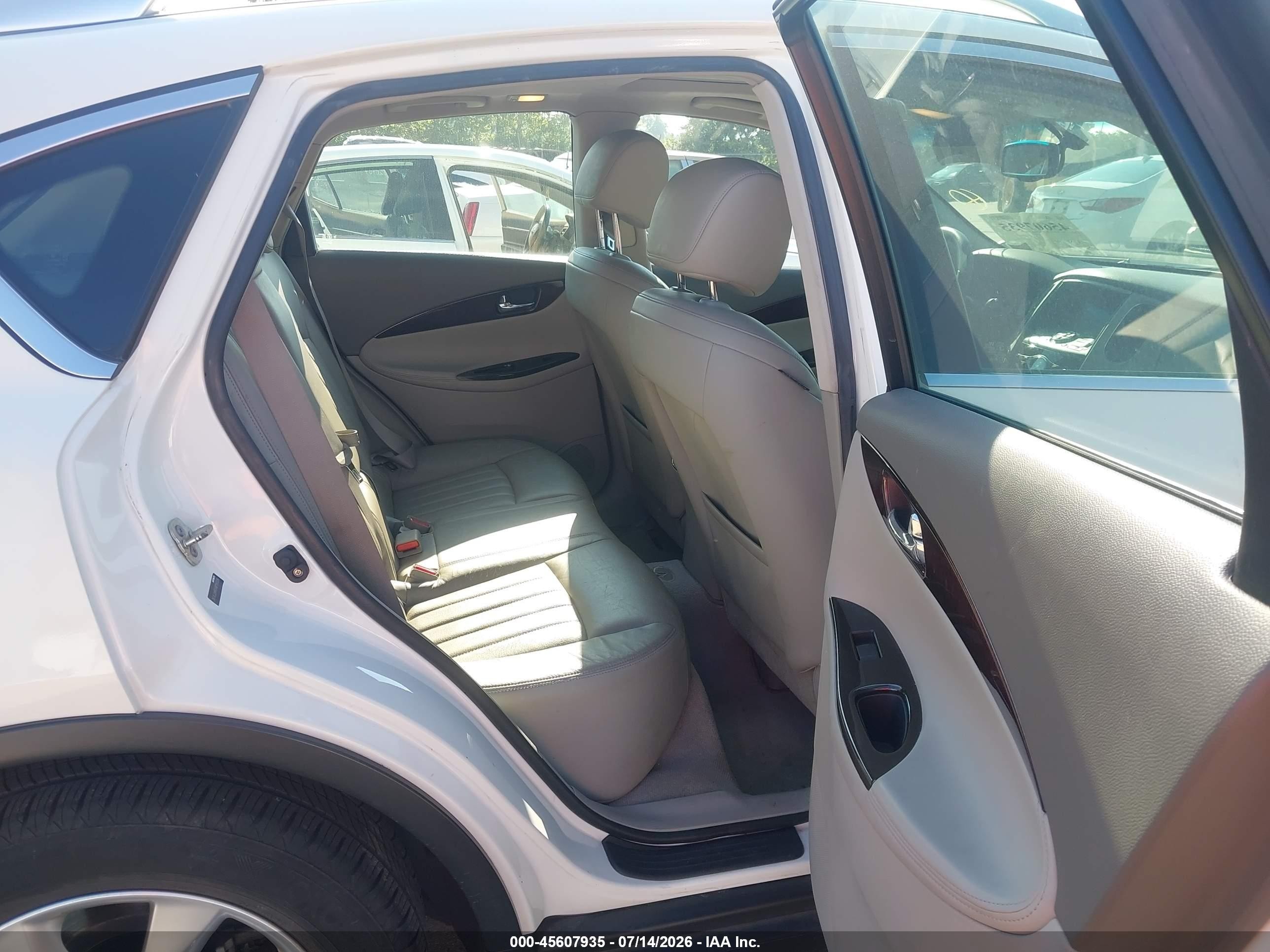 2010 Infiniti Ex35 Journey Белый vin: JN1AJ0HR8AM755026
